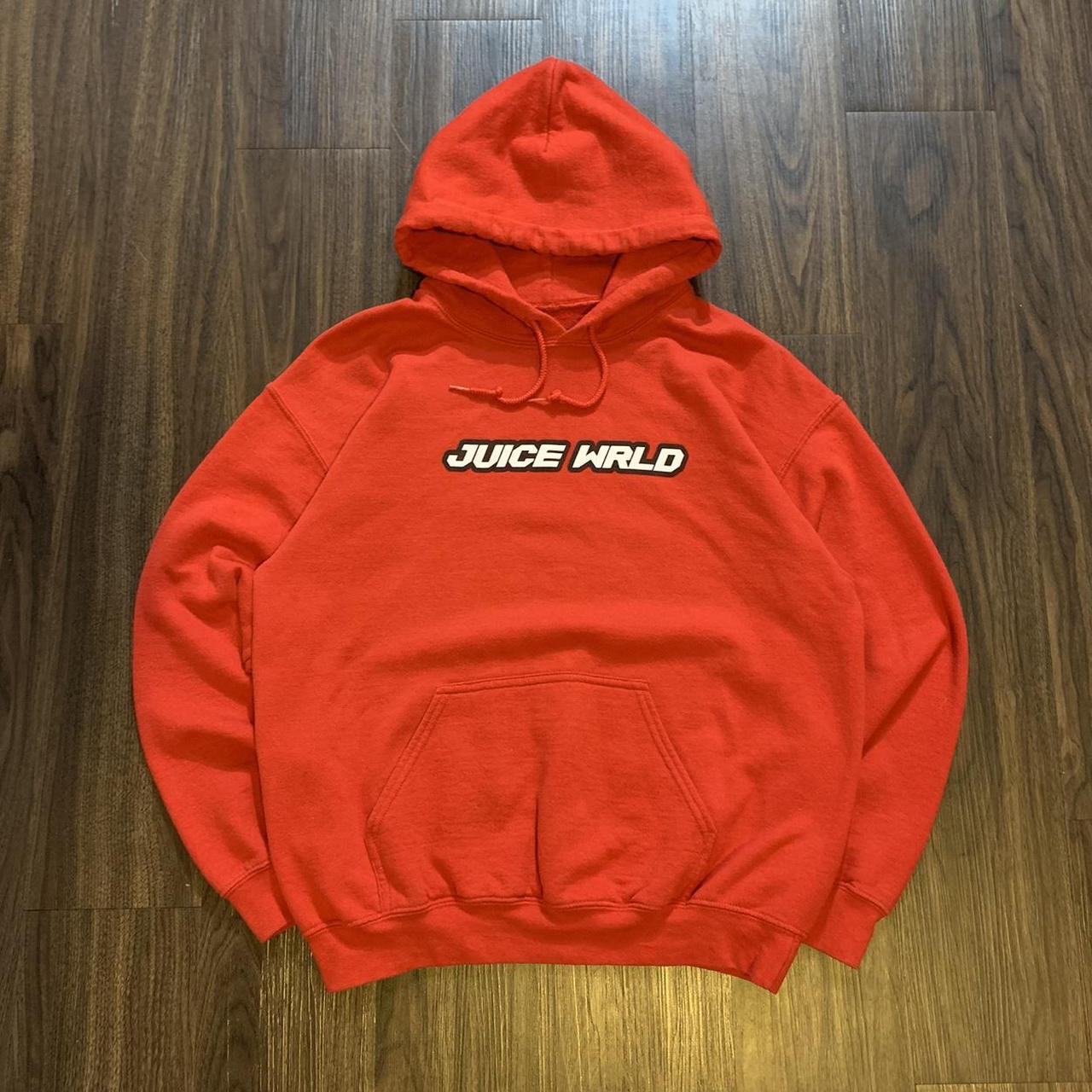 Juice wrld orange hoodie best sale