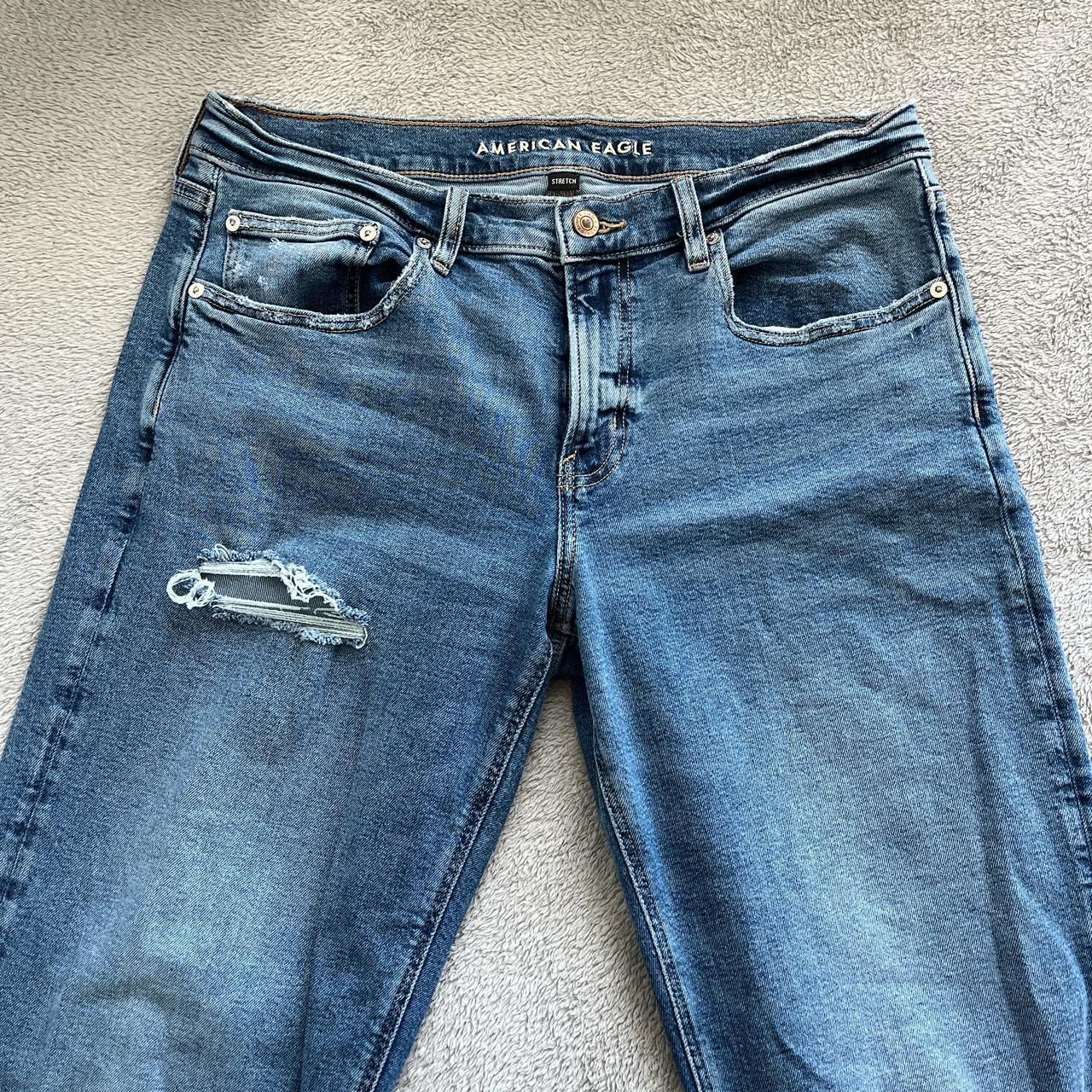 AMERICAN EAGLE JEANS🤍 Bootcut mid rise jeans In... - Depop