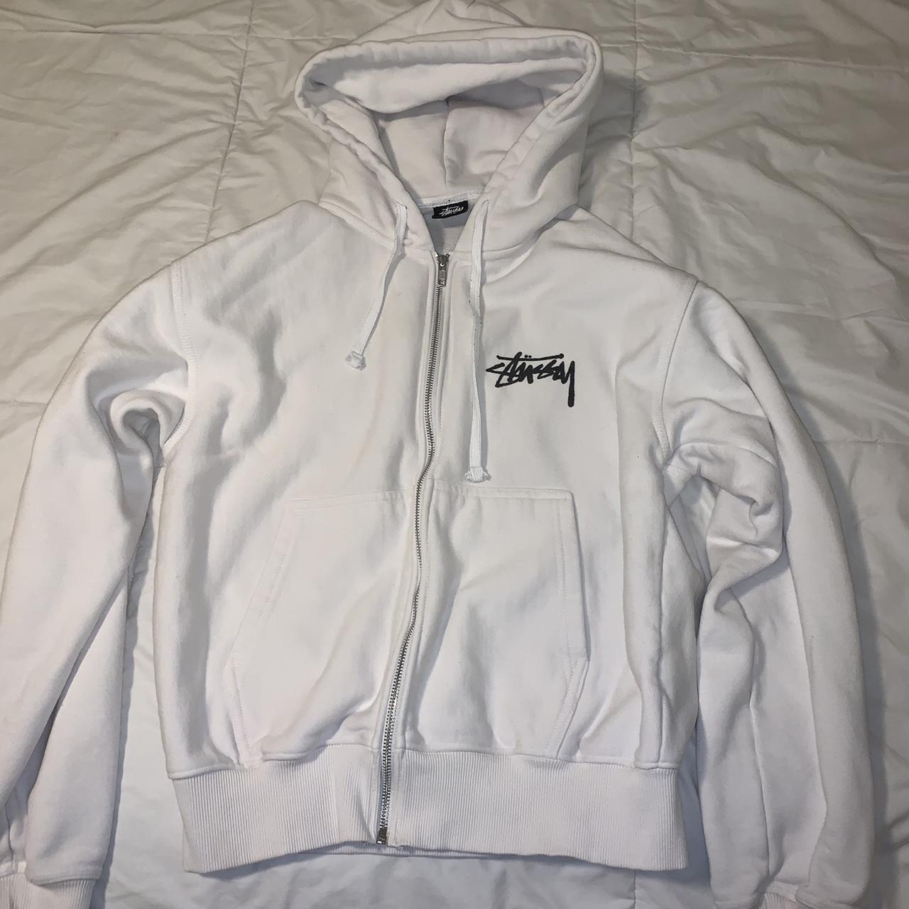 stussy zip up 🃏 - size s (oversized so can fit an... - Depop