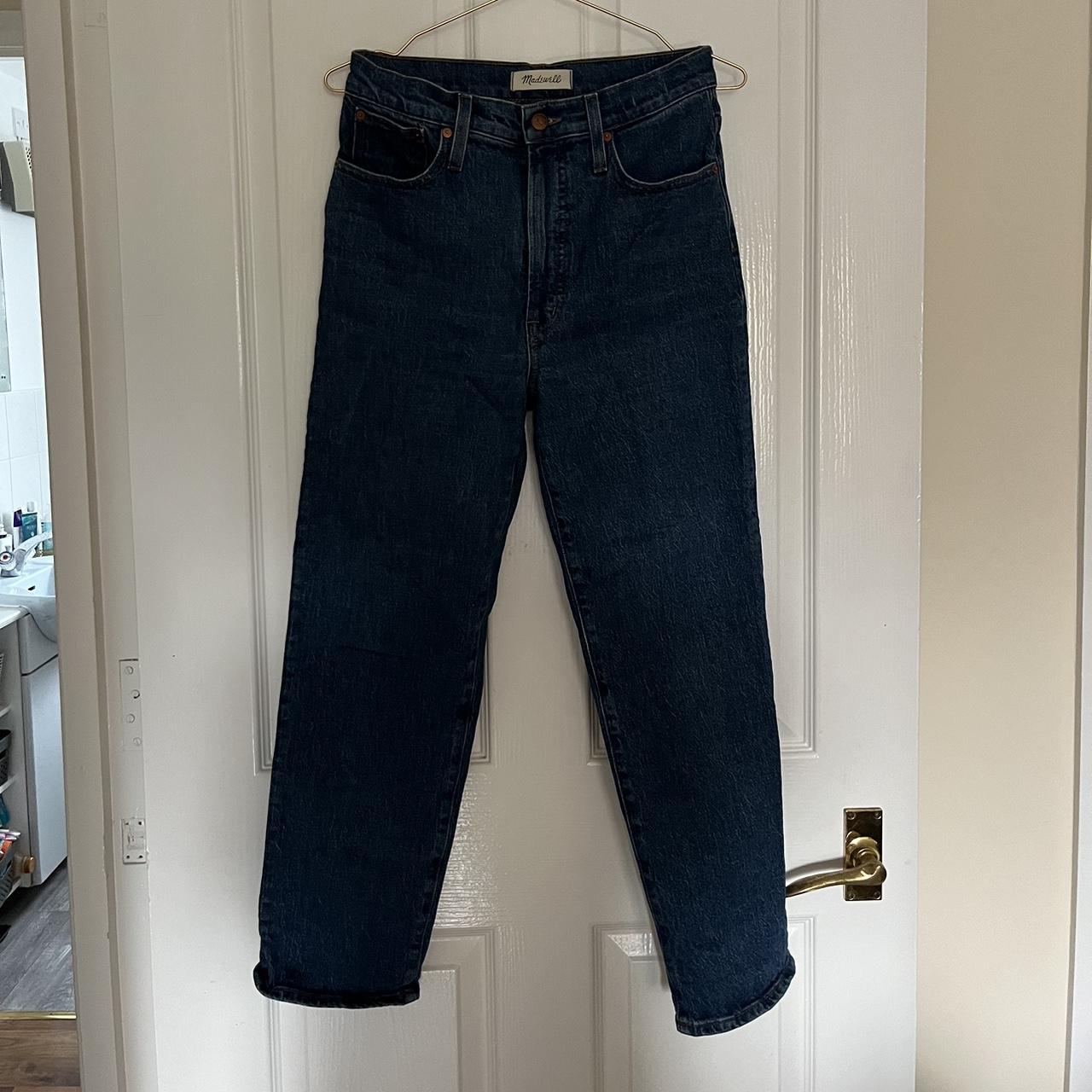 Madewell Perfect Vintage Straight Crop Jeans High... - Depop