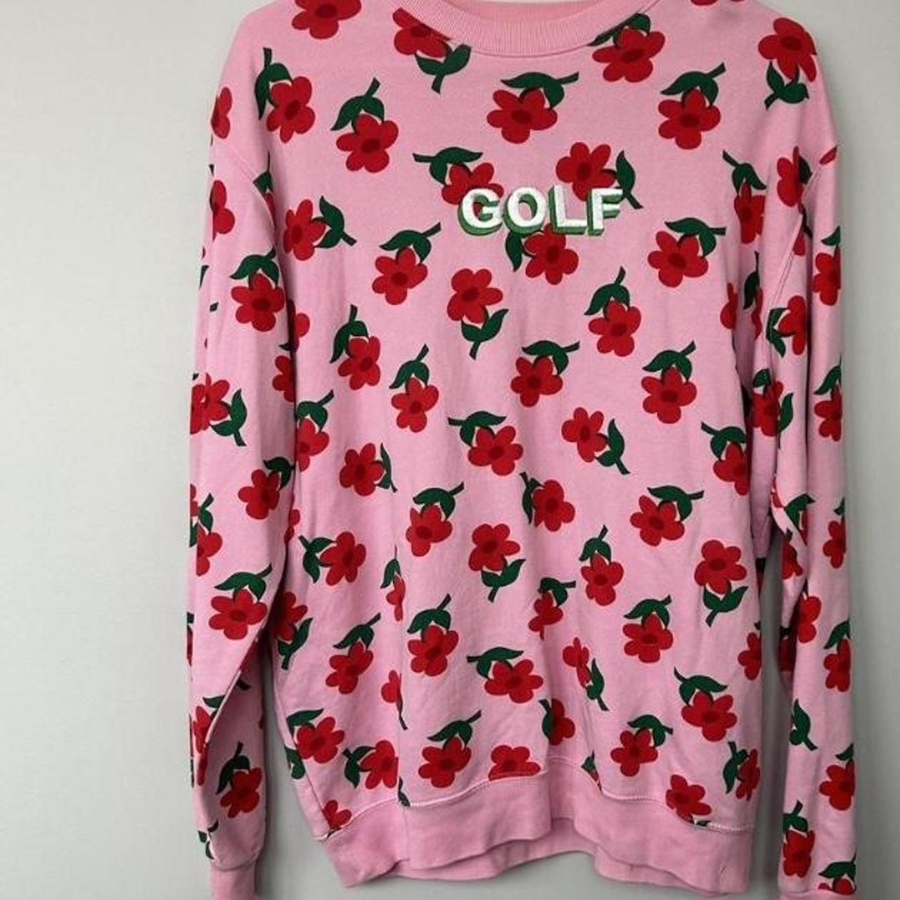 Golf wang pink crewneck sale