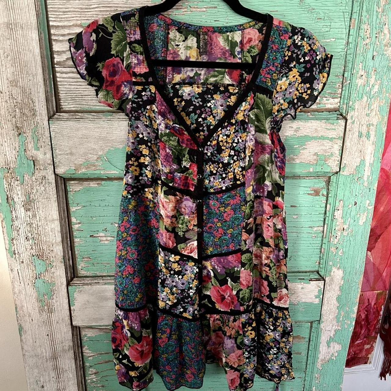 Vintage patchwork outlet dress