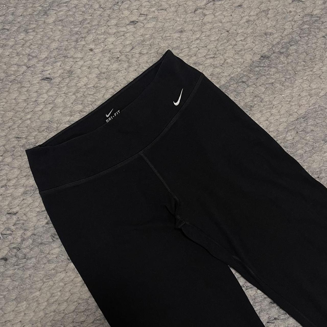 Nike dri fit yoga pants/sweatpants Bootcut Black - Depop