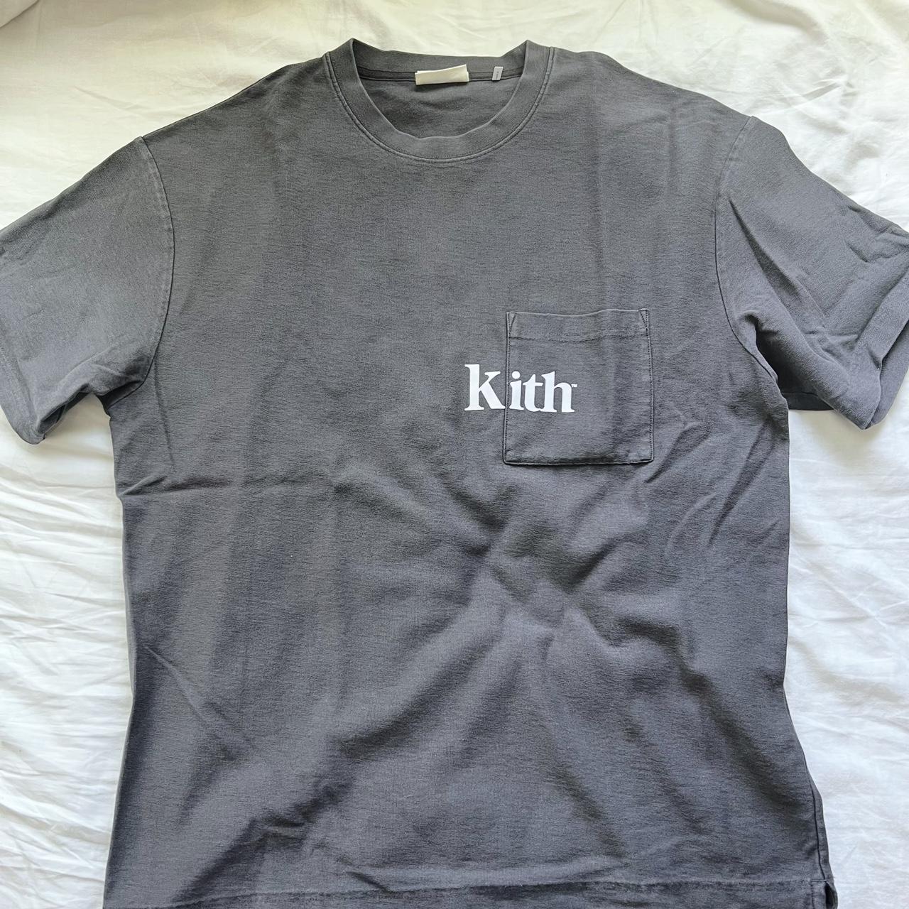 Kith Men's Grey Tshirt Depop