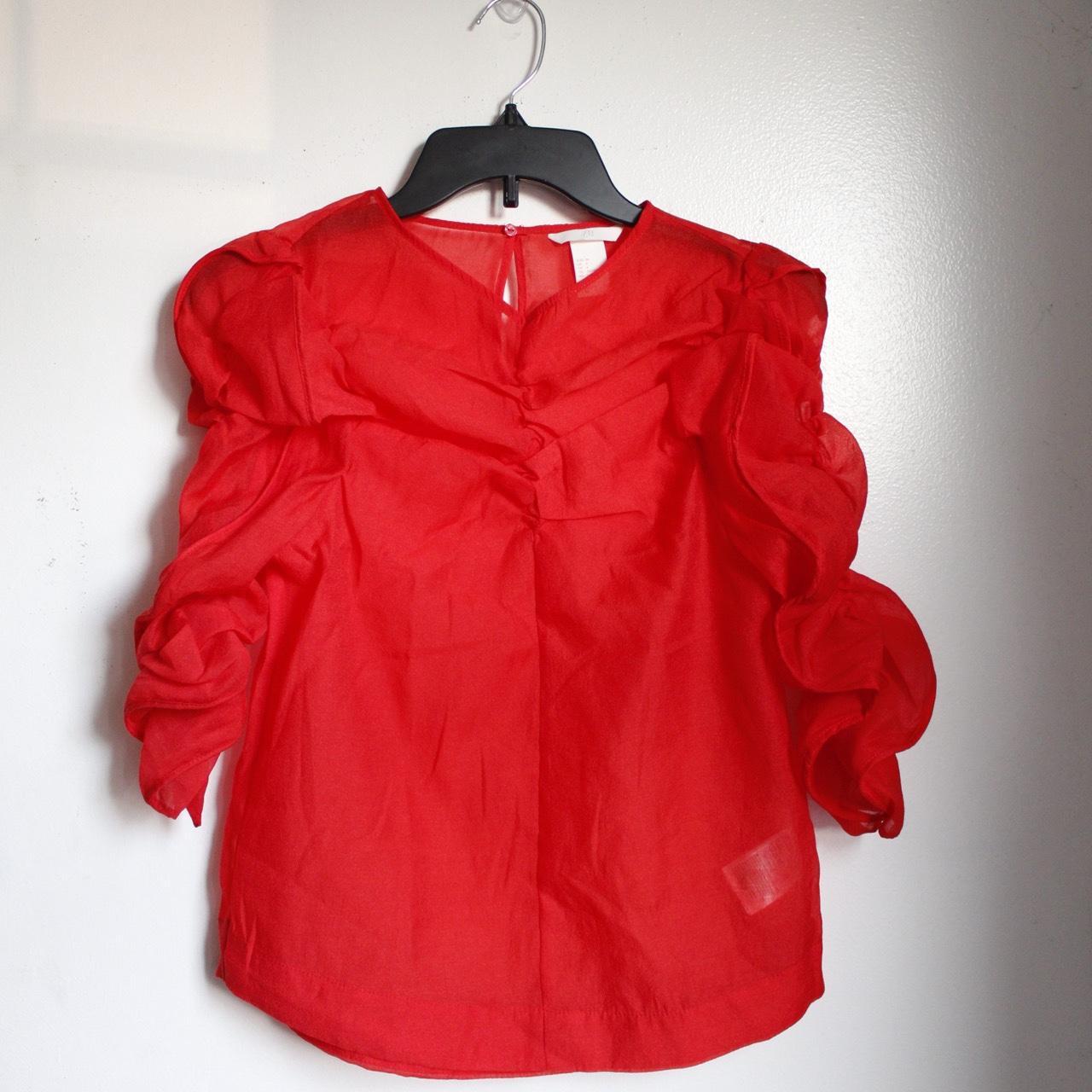 Hm hotsell red blouse