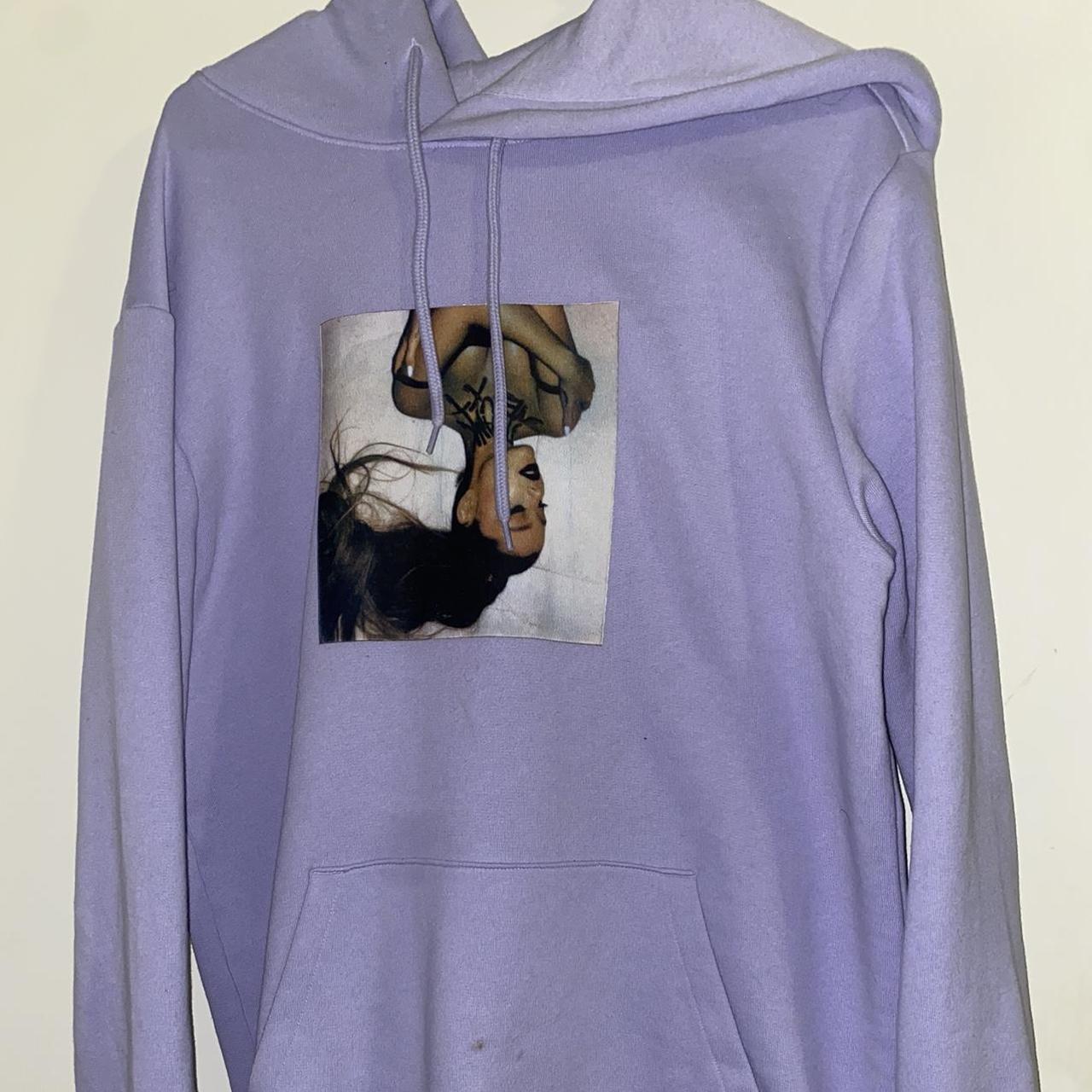 Ariana grande 2025 purple hoodie