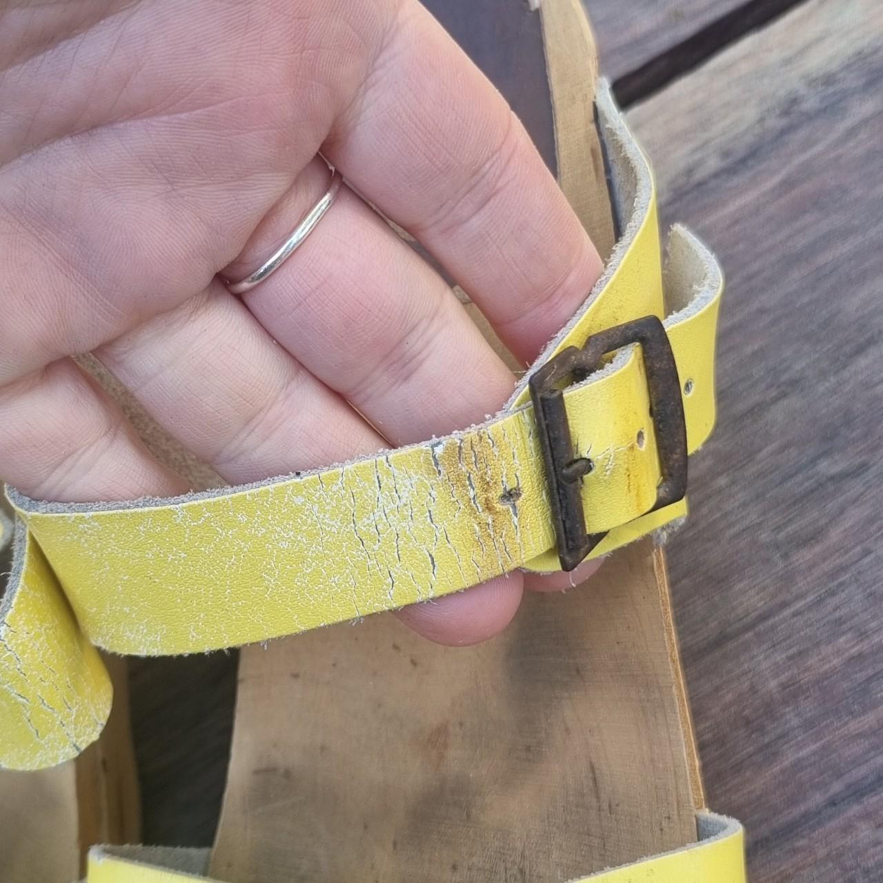 Wooden Clogs Swedish Clogs Yellow Clog Sandals Yellow Strappy Size