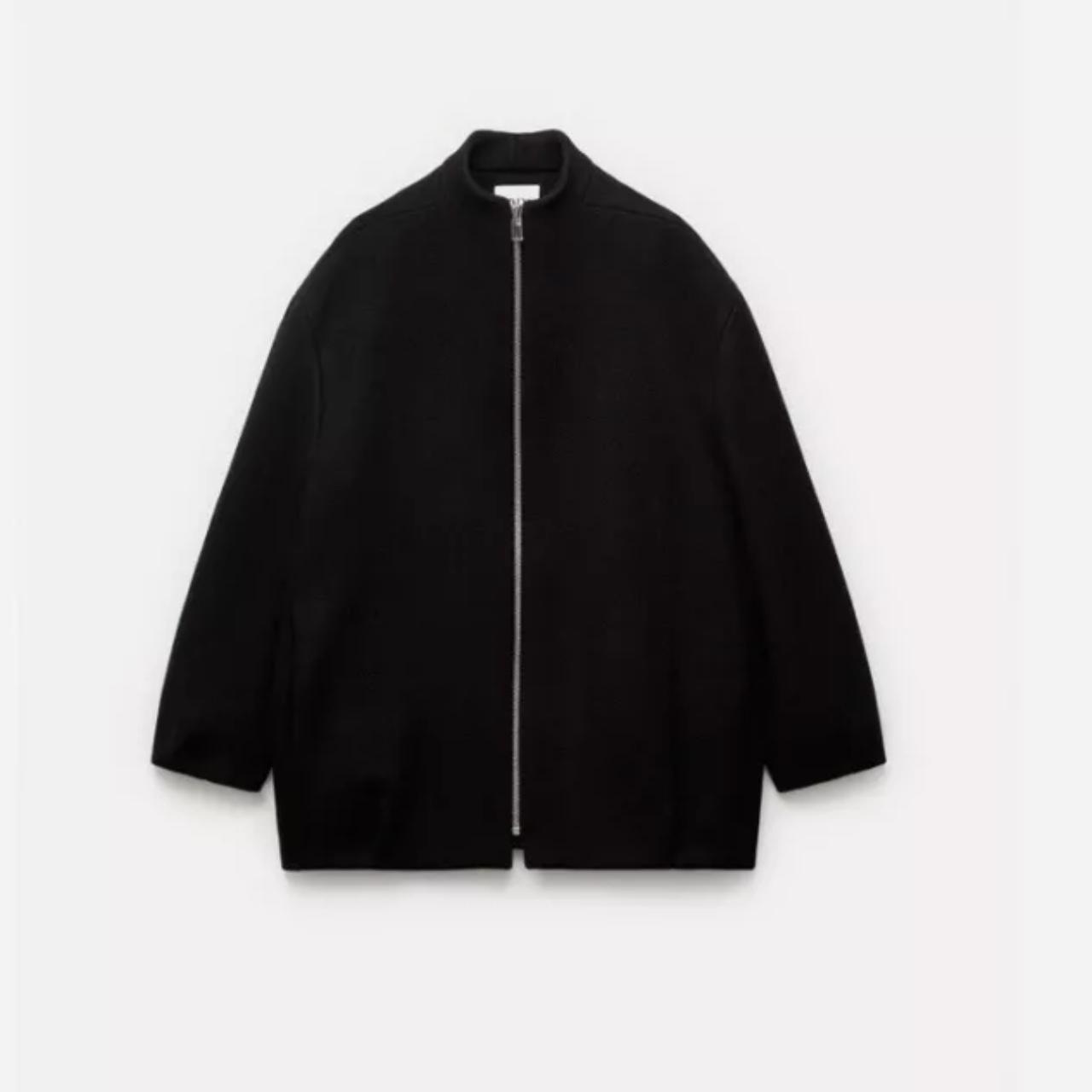 N.H. | Zara ZW COLLECTION STRAIGHT FIT MANTECO WOOL JACKET