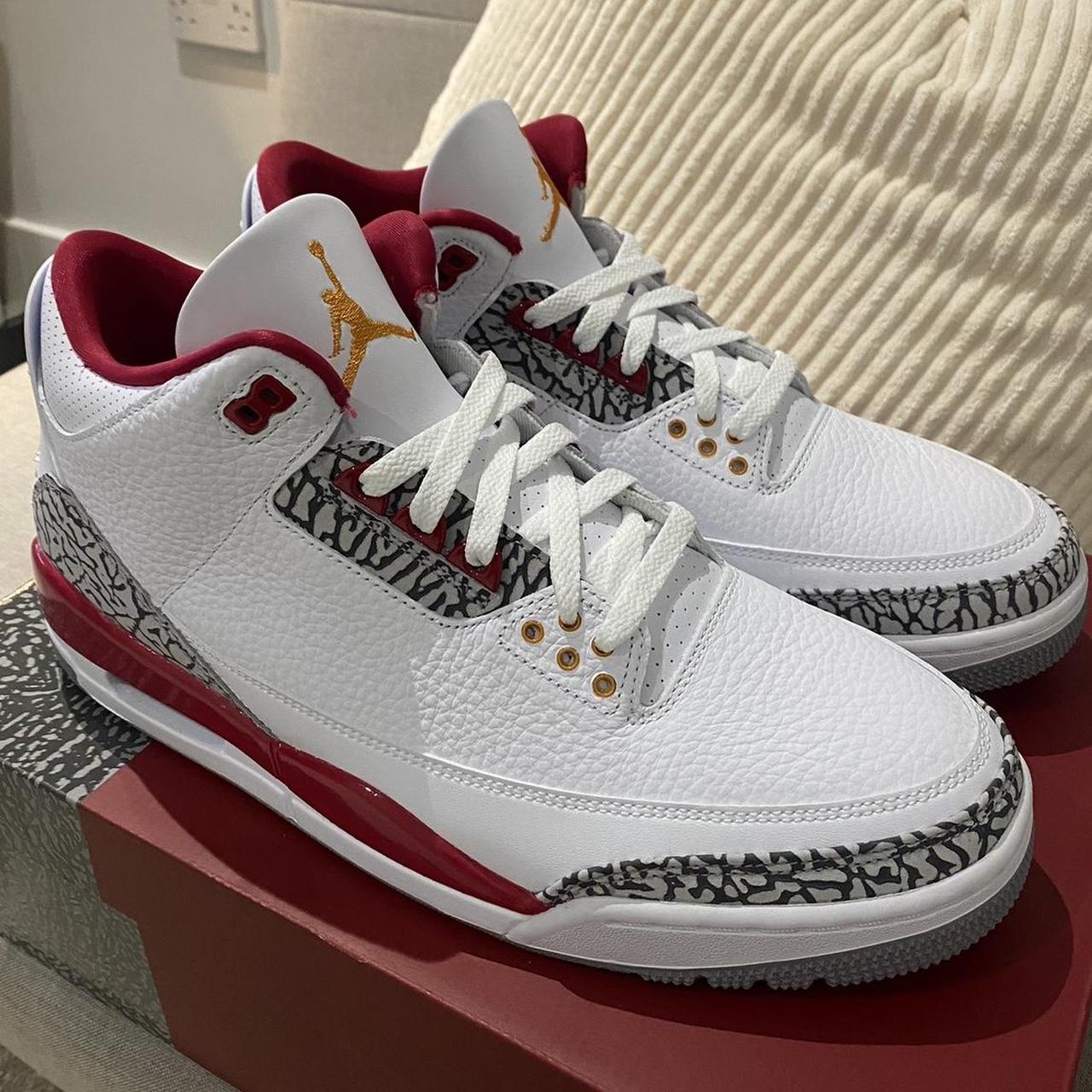 . 📌 Air Jordan 3 Retro “cardinal Red” 📌 Size Uk - Depop