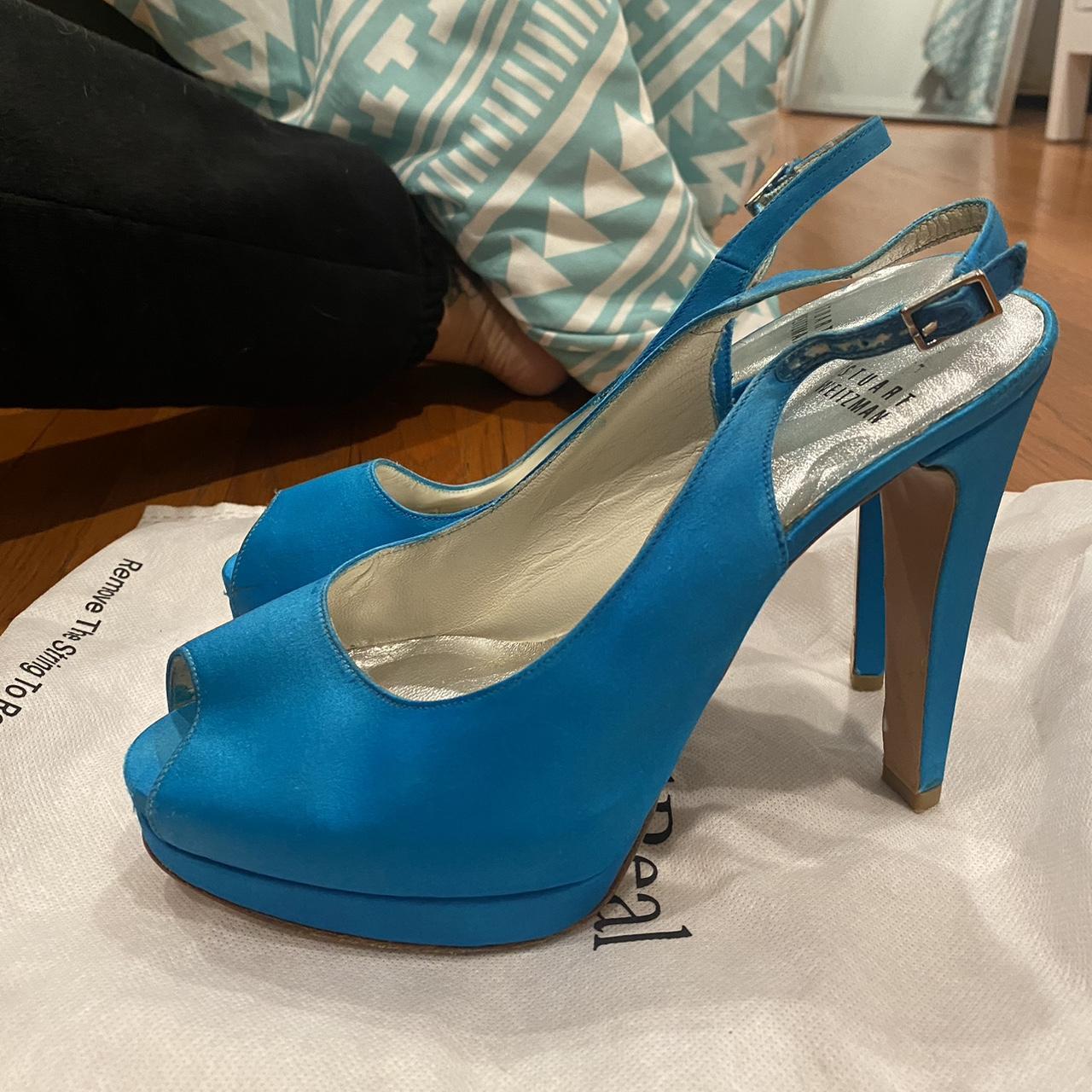 Authentic Stuart Weitzman blue pumps Authenticated &... - Depop