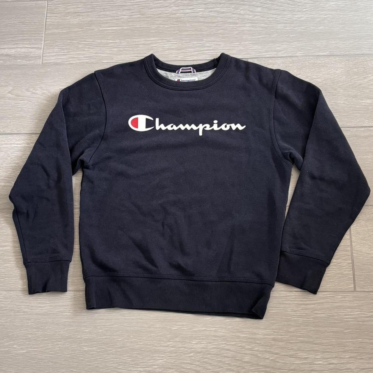 Navy best sale champion crewneck