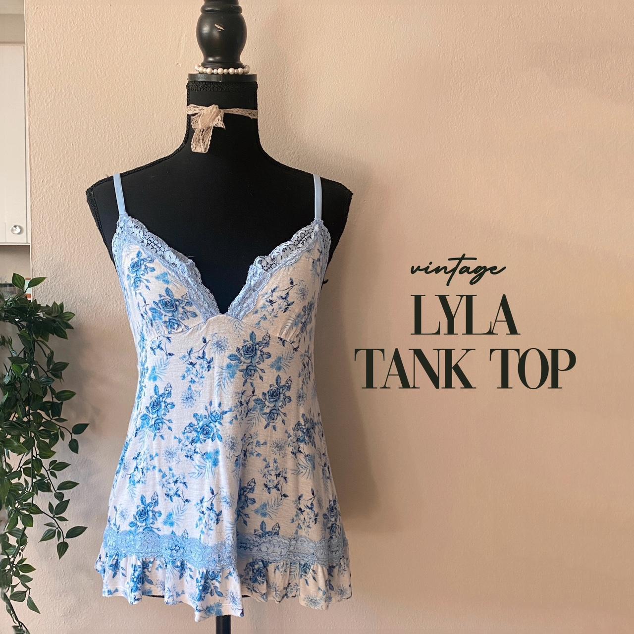 Baby blue vintage babydoll top originally form... - Depop