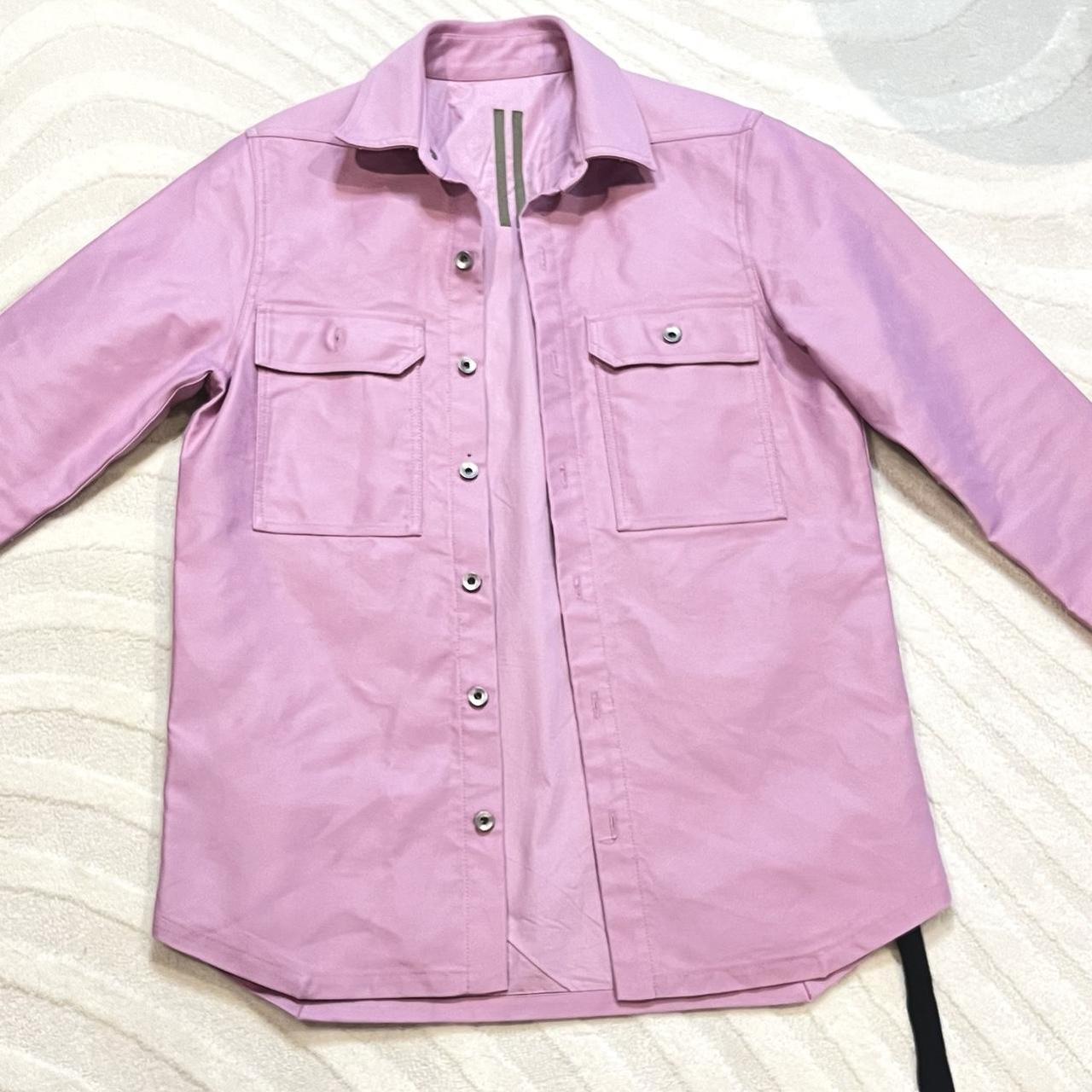 Rick Owens DRKSHDW Pink Shirt Jacket Size: XS | Depop