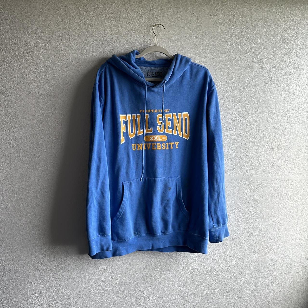 Full send hoodie Minor stains shown in images Depop