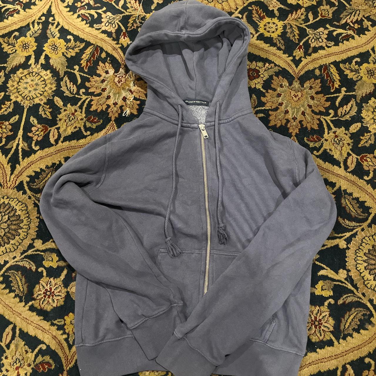 faded navy blue brandy hoodie size regular (not... Depop