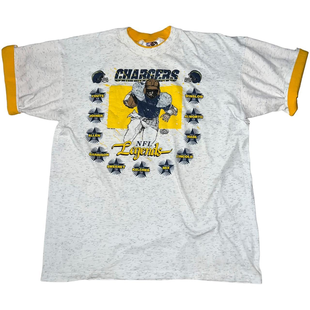 Buy the Mens San Diego Chargers Short Sleeve T Shirt Size XL