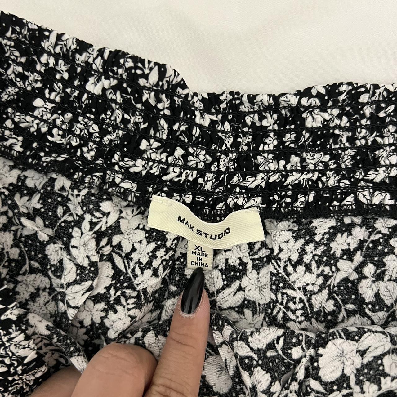 Max Studio Floral Skirt Size XL Fits True To Depop   P0 