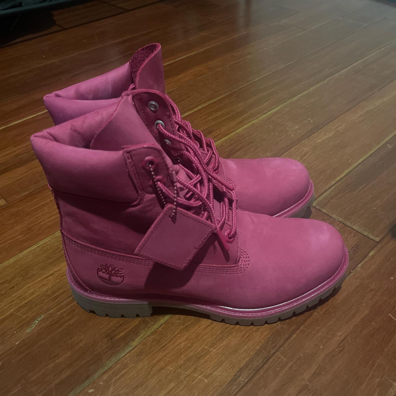 Pink timbs limited edition 50th anniversary Size