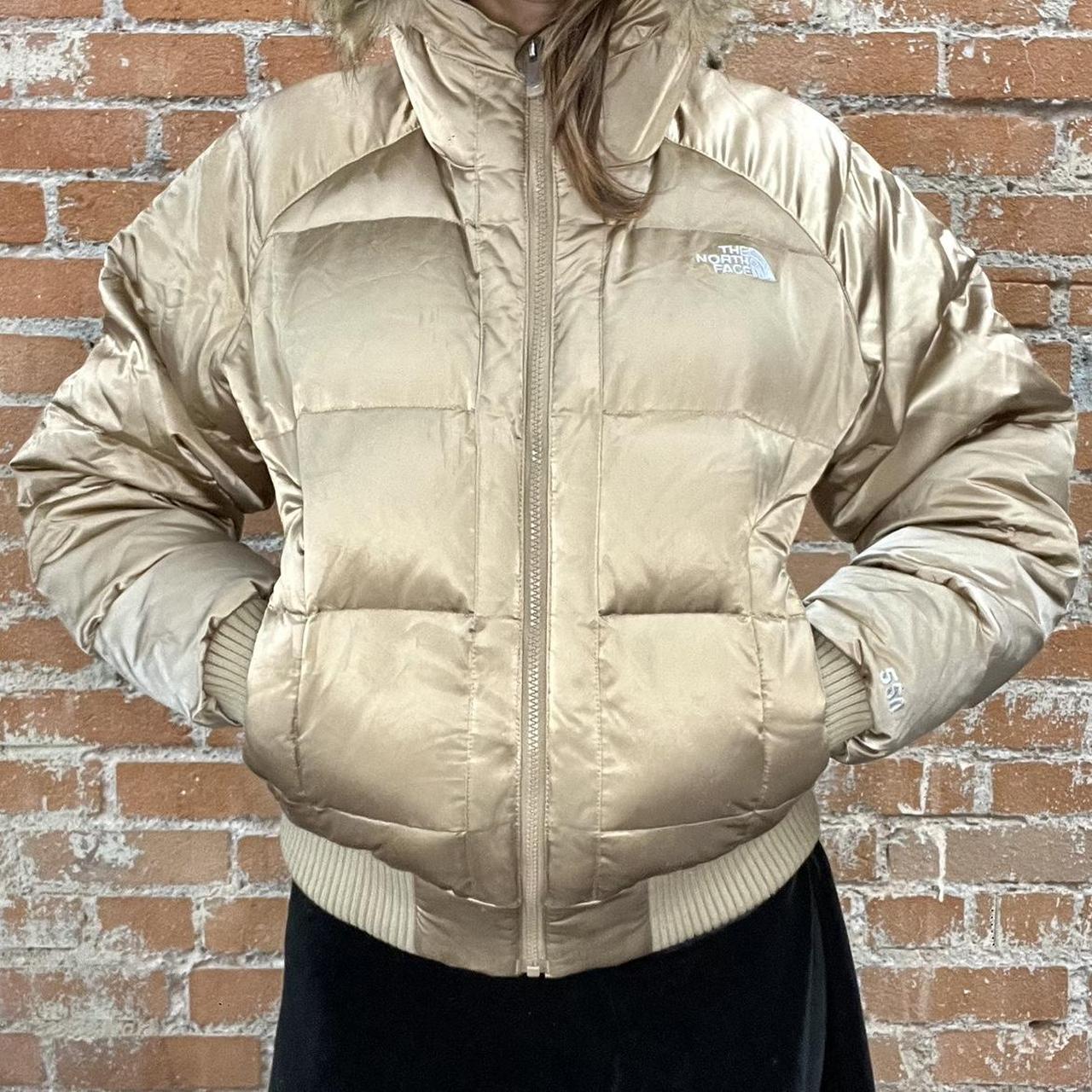 North face women's gold on sale jacket