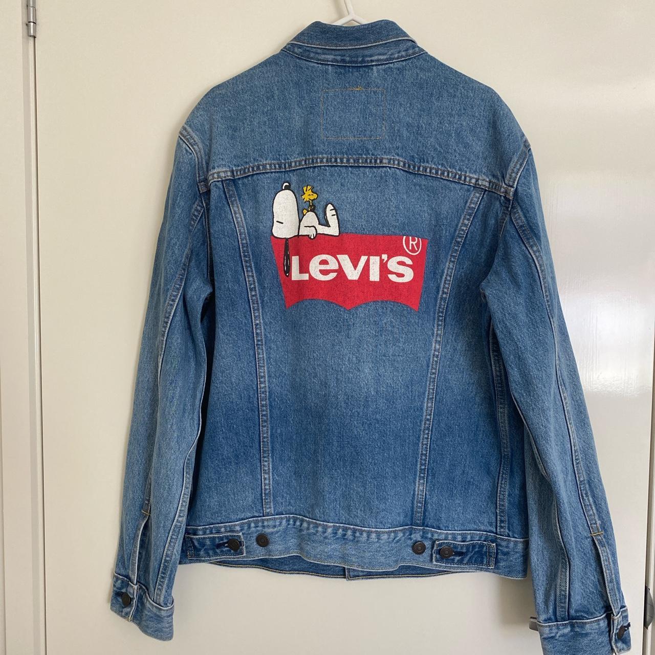 Levis peanuts 2025 denim jacket