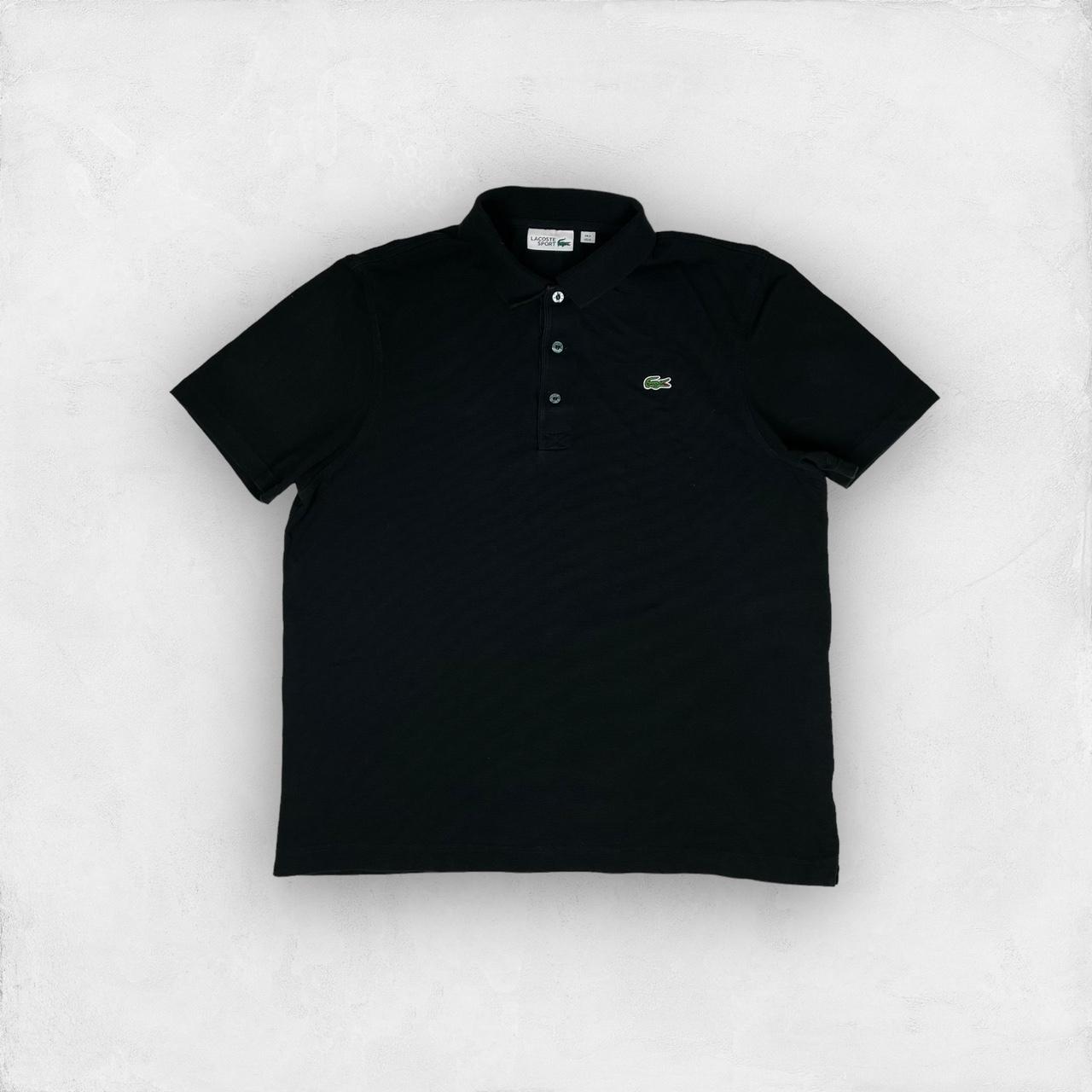 Black lacoste polo mens hotsell