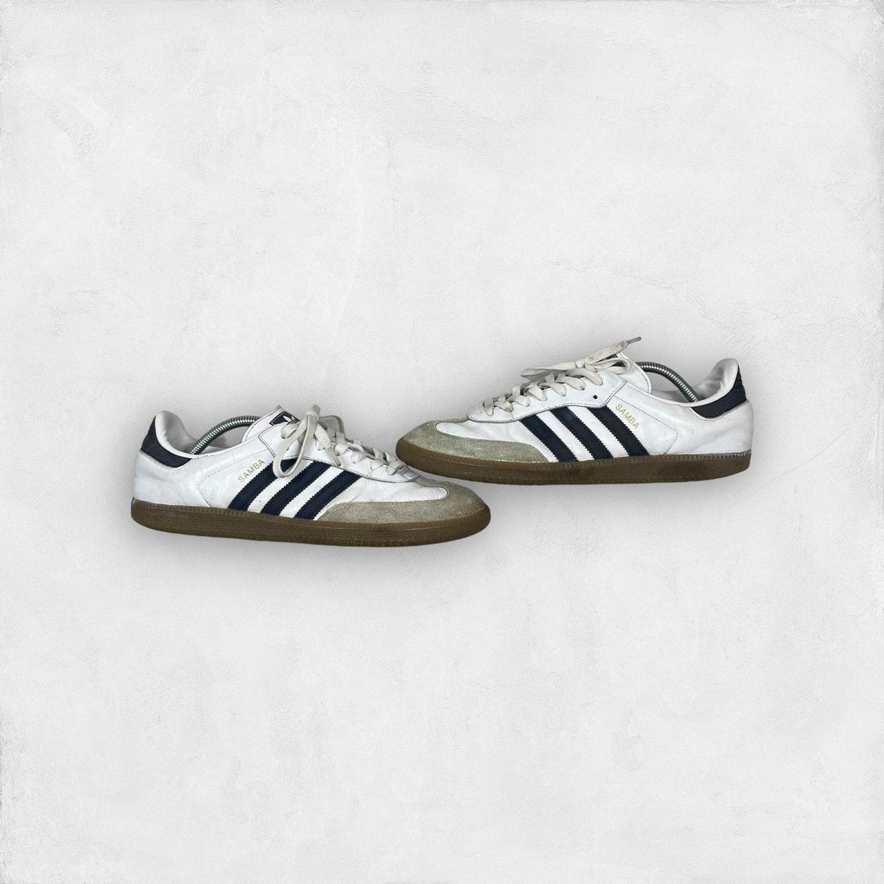 Adidas Samba OG B75681 Men s White Navy Sneakers