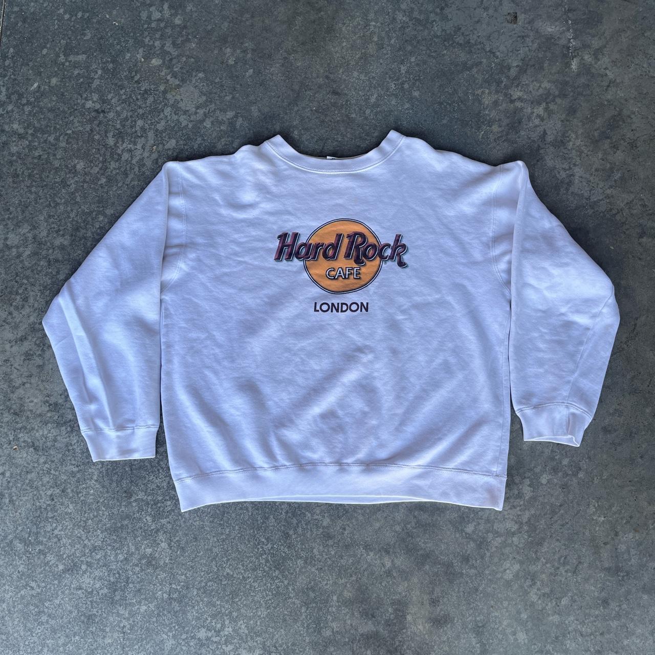 Vintage sweatshirt. Vintage 90s Hard Rock Cafe... - Depop