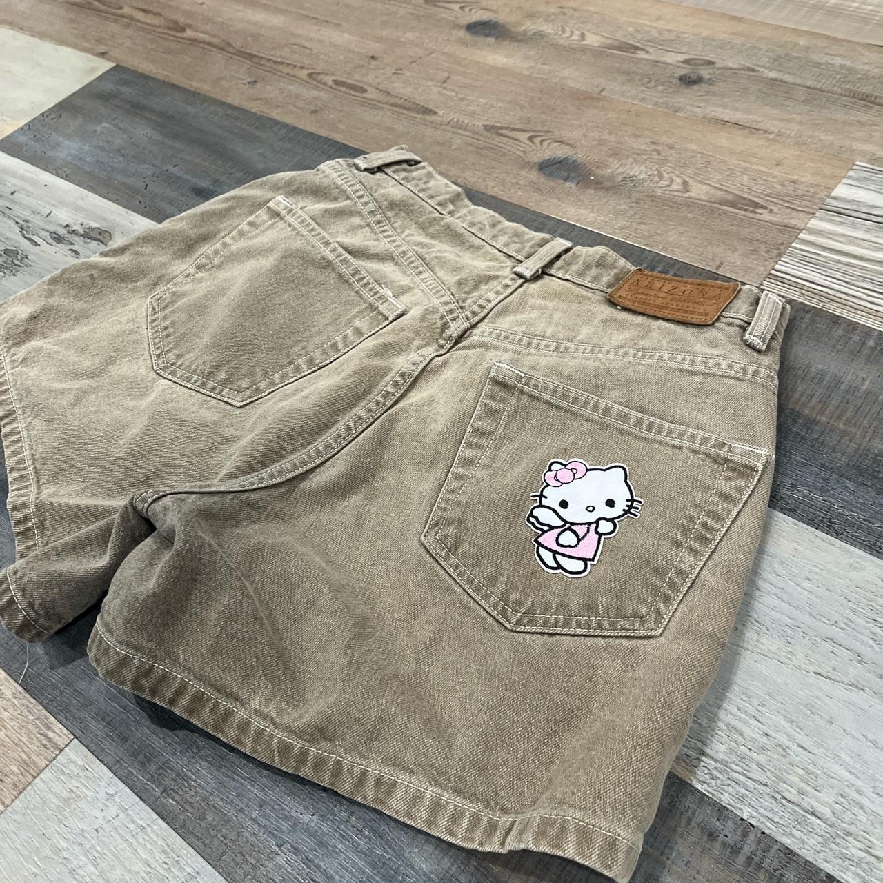 Vintage y2k custom hello kitty brown womens... - Depop