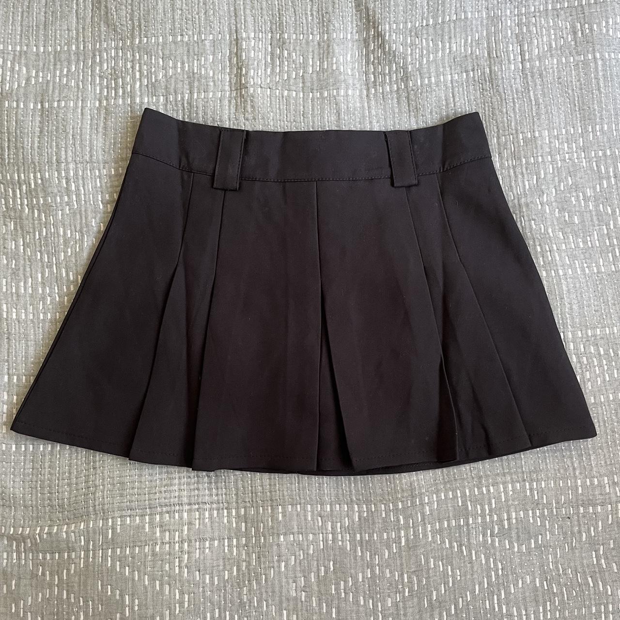 Cute pleated mini skirt from cheep- size S. Fits a... - Depop
