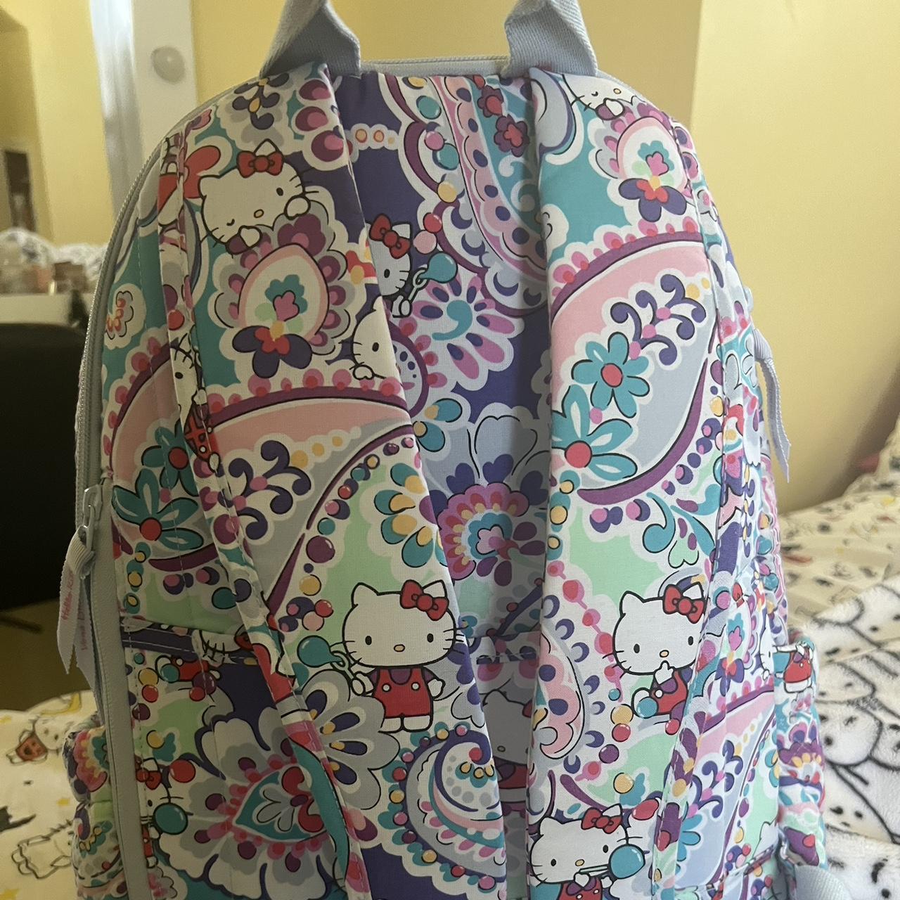 Vera Bradley Campus Hello Kitty Paisley Backpack