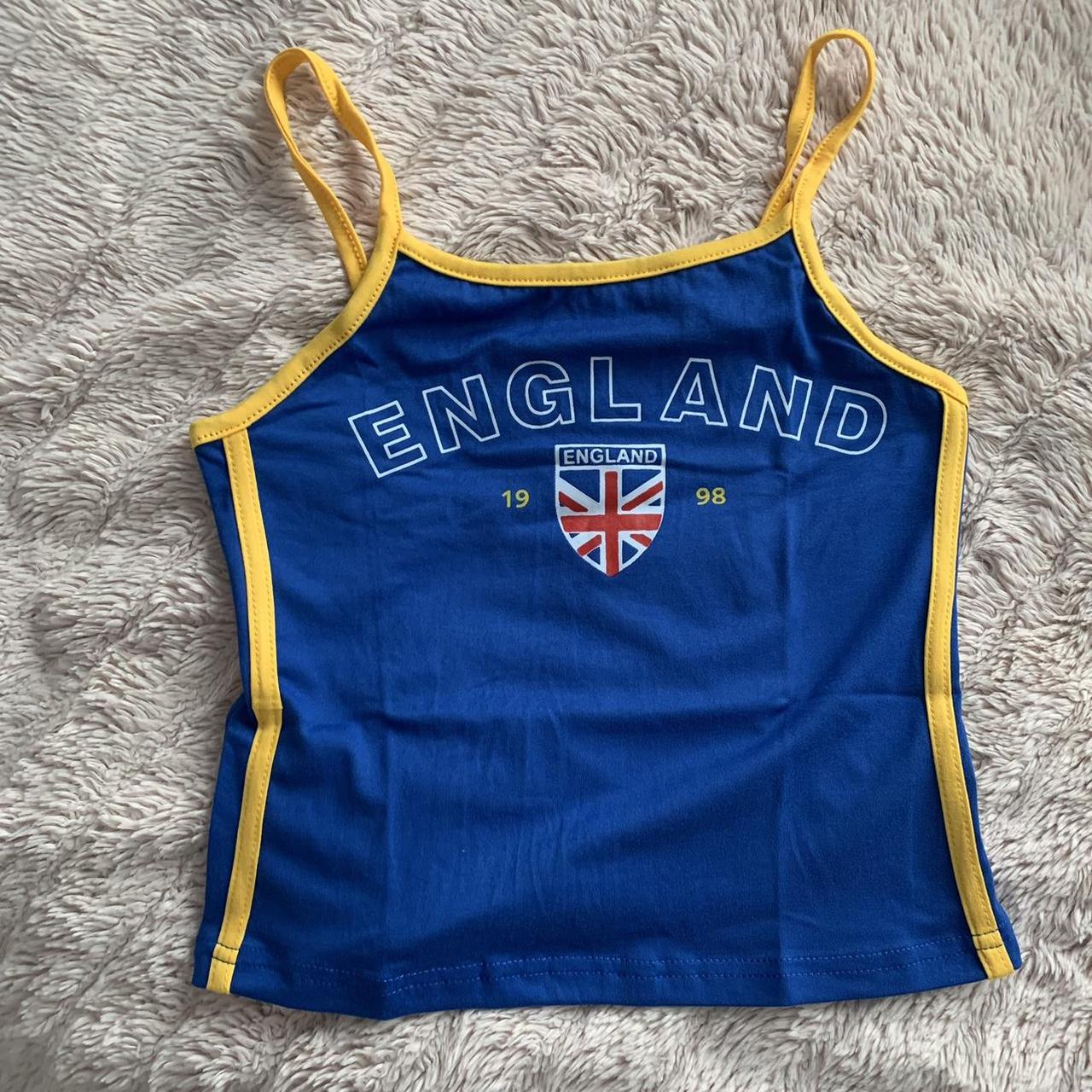 ladies england football vest tops