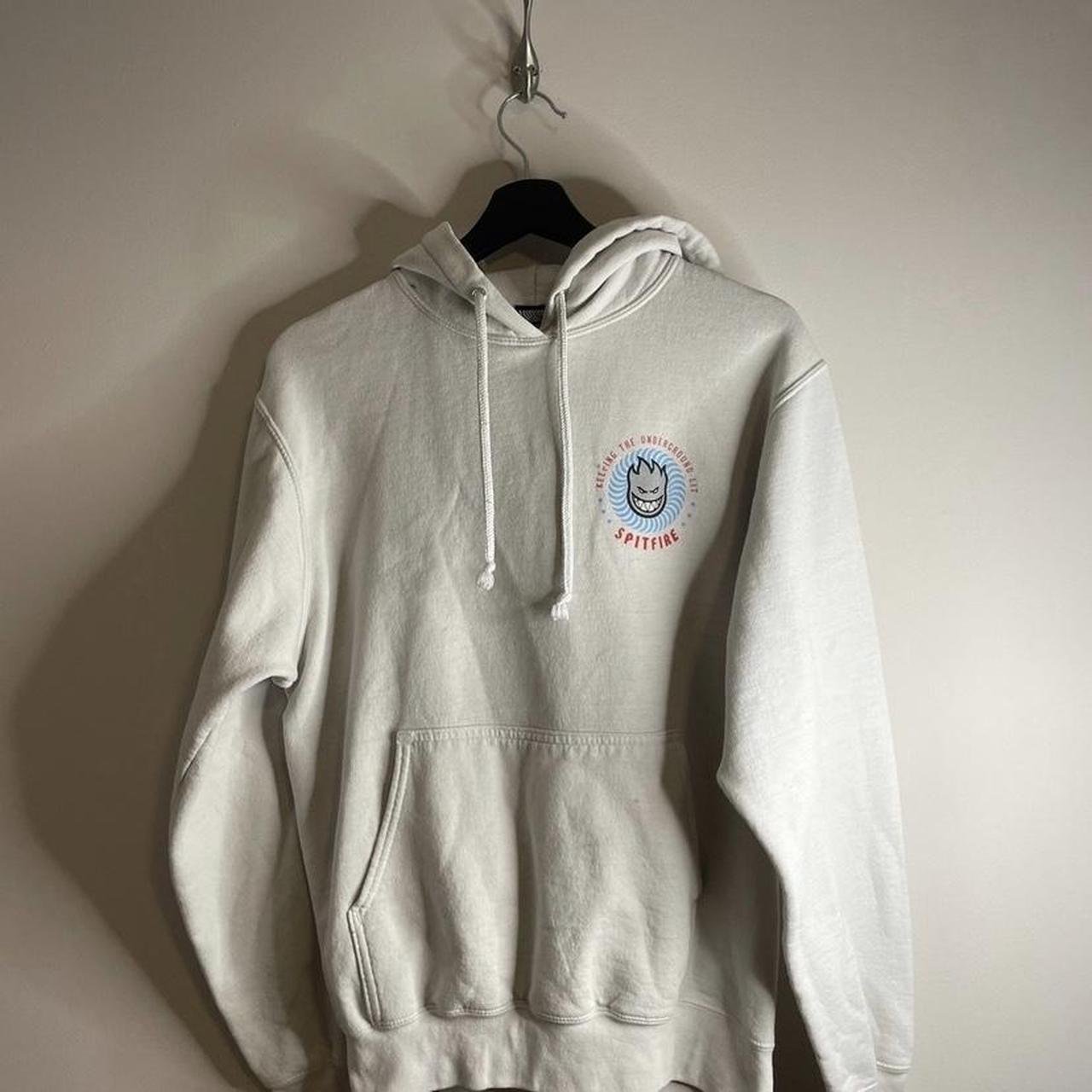 White best sale spitfire hoodie