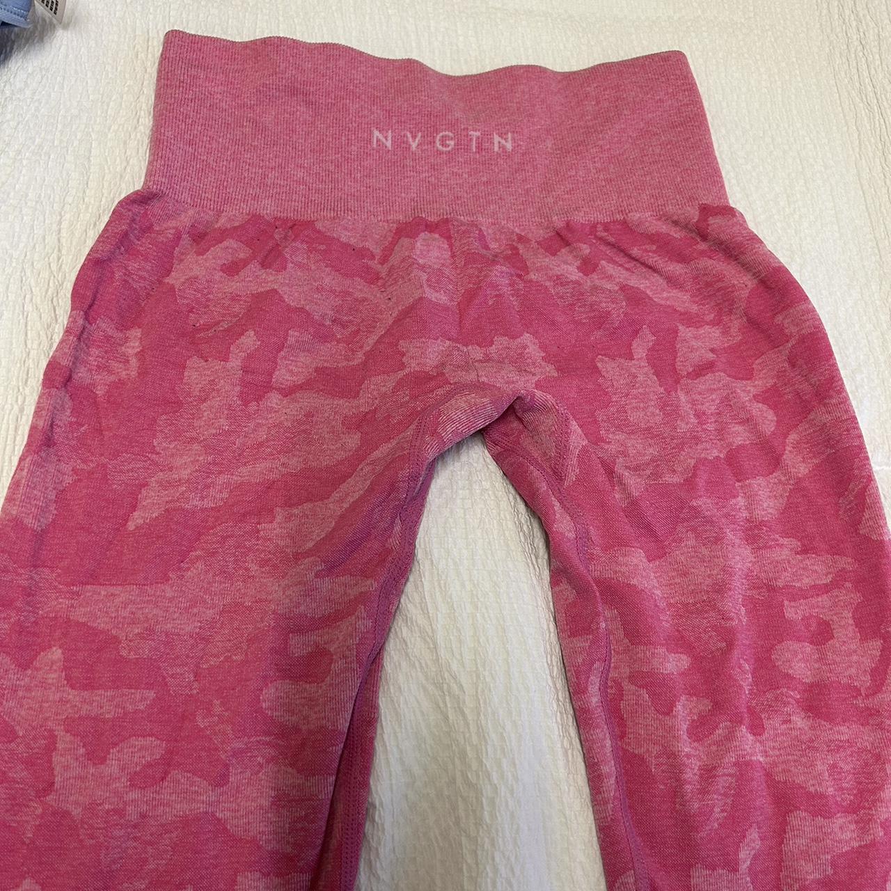 NVGTN Pink Camo High-Rise Leggings Size XS In great - Depop