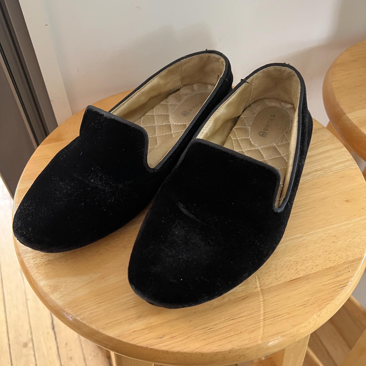 Birdies black hot sale velvet flats