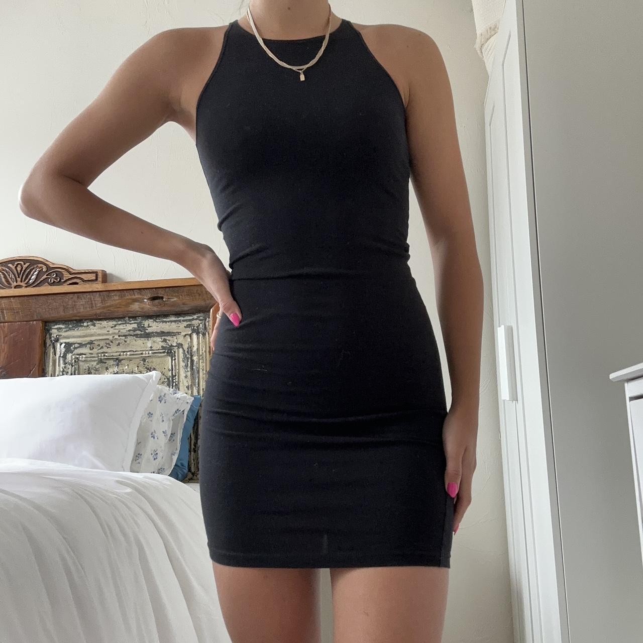 American Apparel Women's Black Dress | Depop