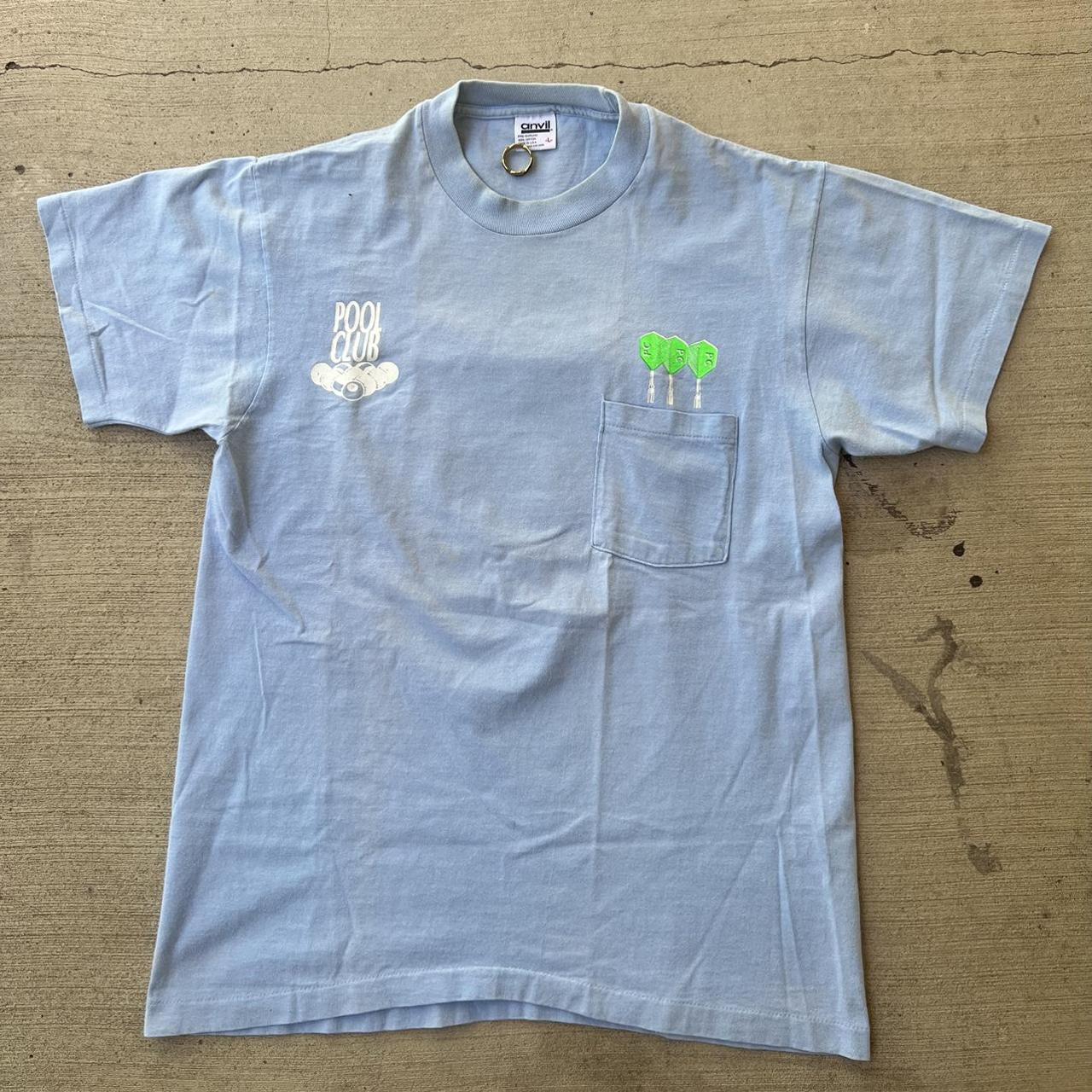 Vintage Early 90s San Bernardino pool club tee Size... - Depop