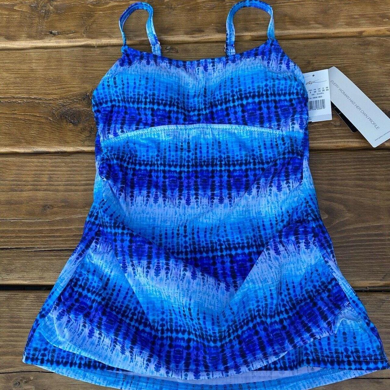 Tankini Top Profile by Gottex UK Size 8 Swimwear... Depop(02)