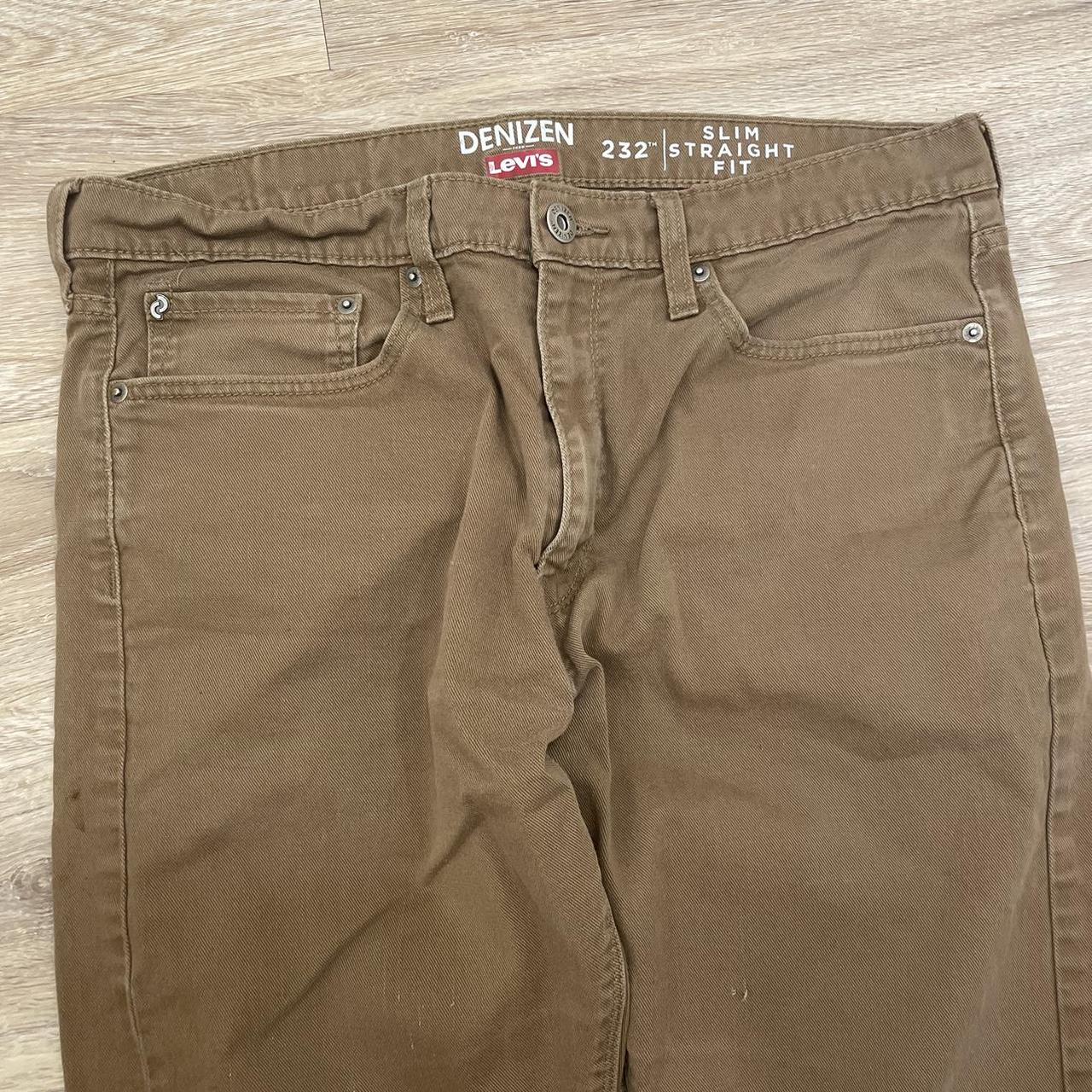 Denizen by Levi s 232 slim straight brown jeans. Depop