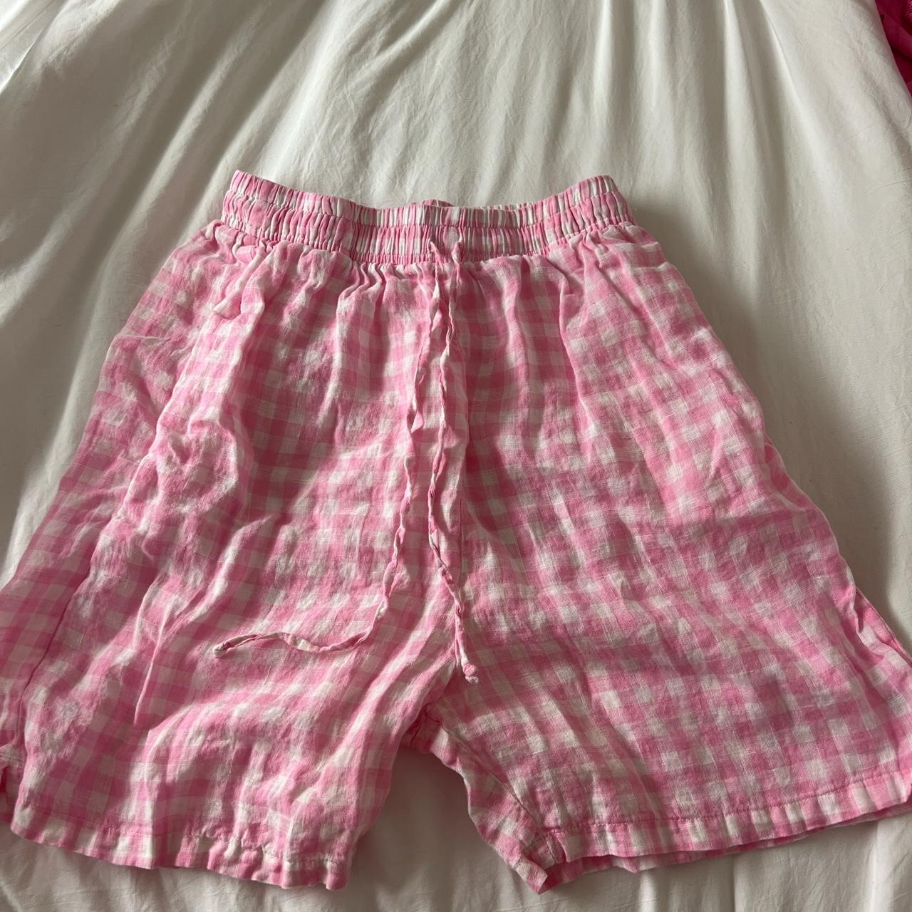 frankie’s bikinis gingham pink… - Depop