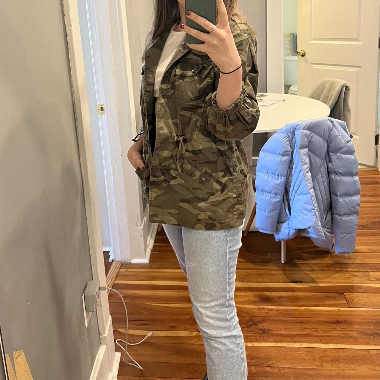 Banana republic camo on sale jacket