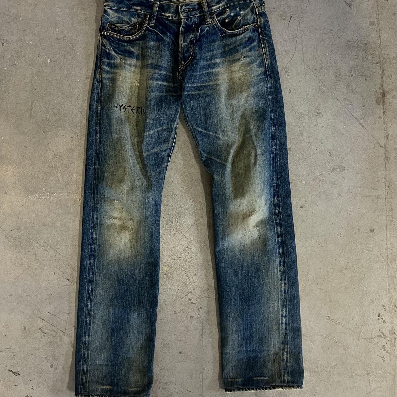 send offers hystericglamour “hysteric” denim made in... - Depop