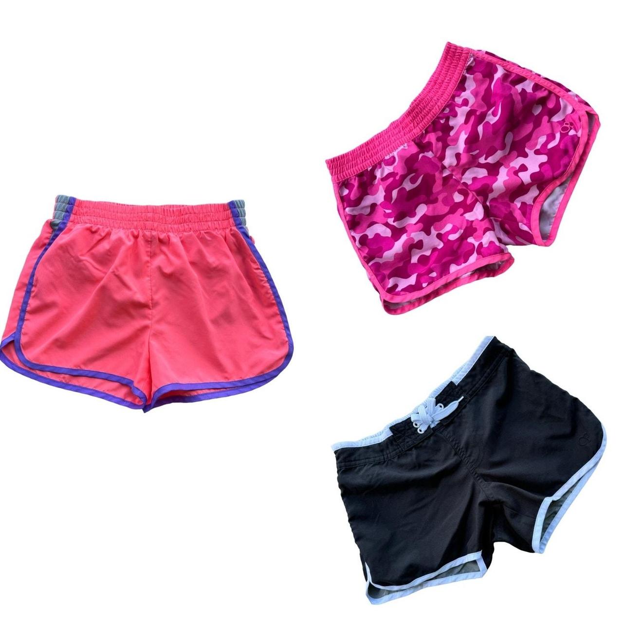 A bundle of athletic selling shorts for girls