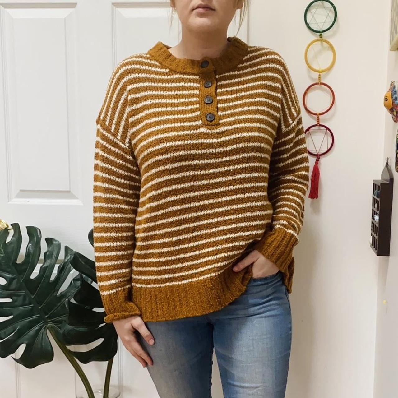 American eagle striped sweater best sale