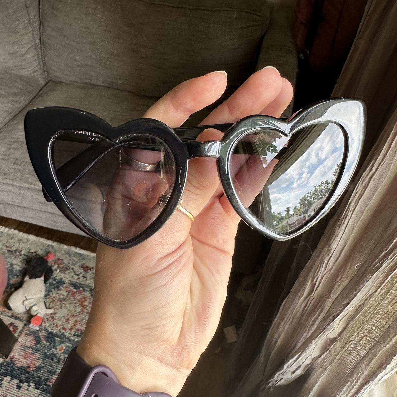 Cat Eye Sunglasses Heart Shaped Sunglasses Saint Laurent Saint