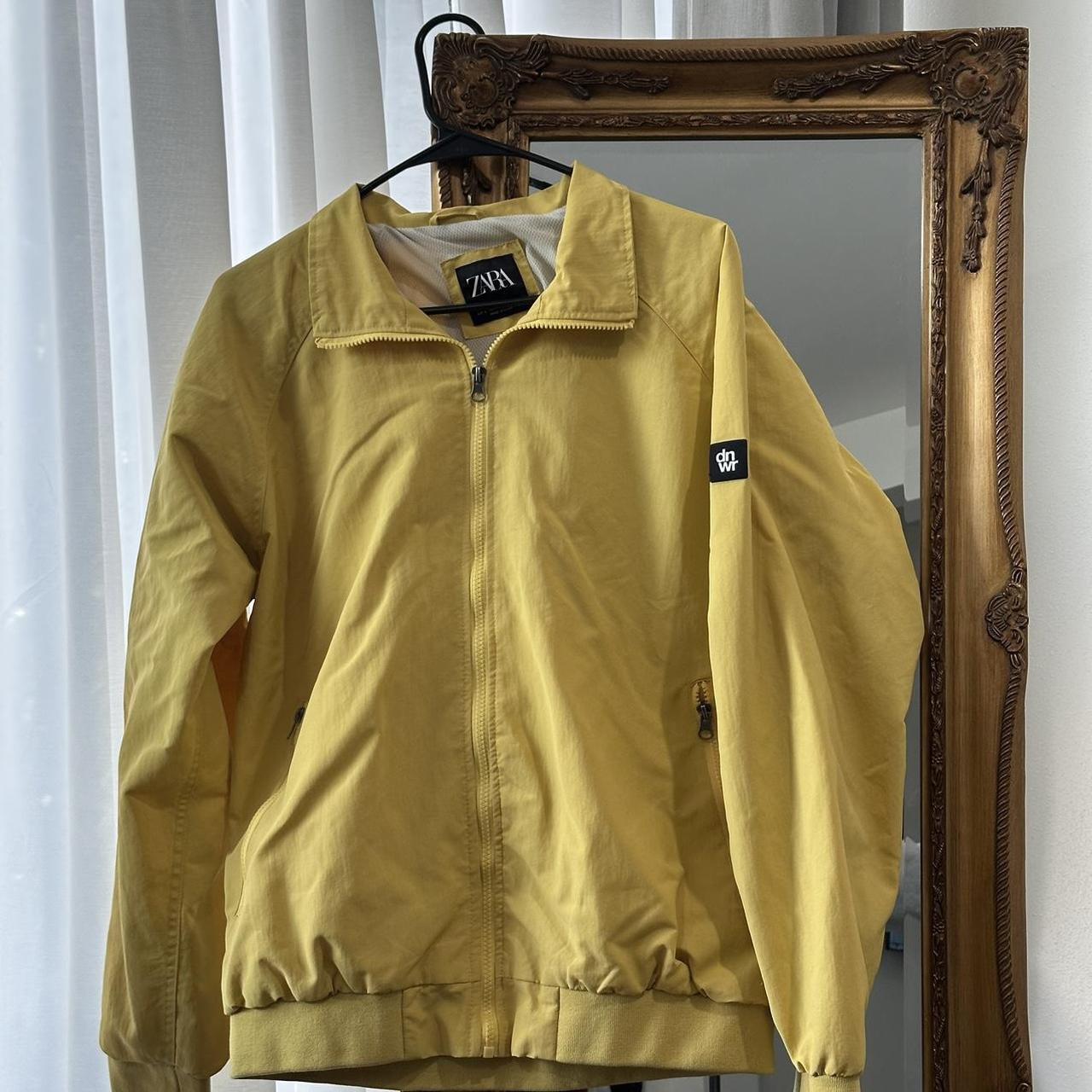 Zara yellow best sale jacket men's