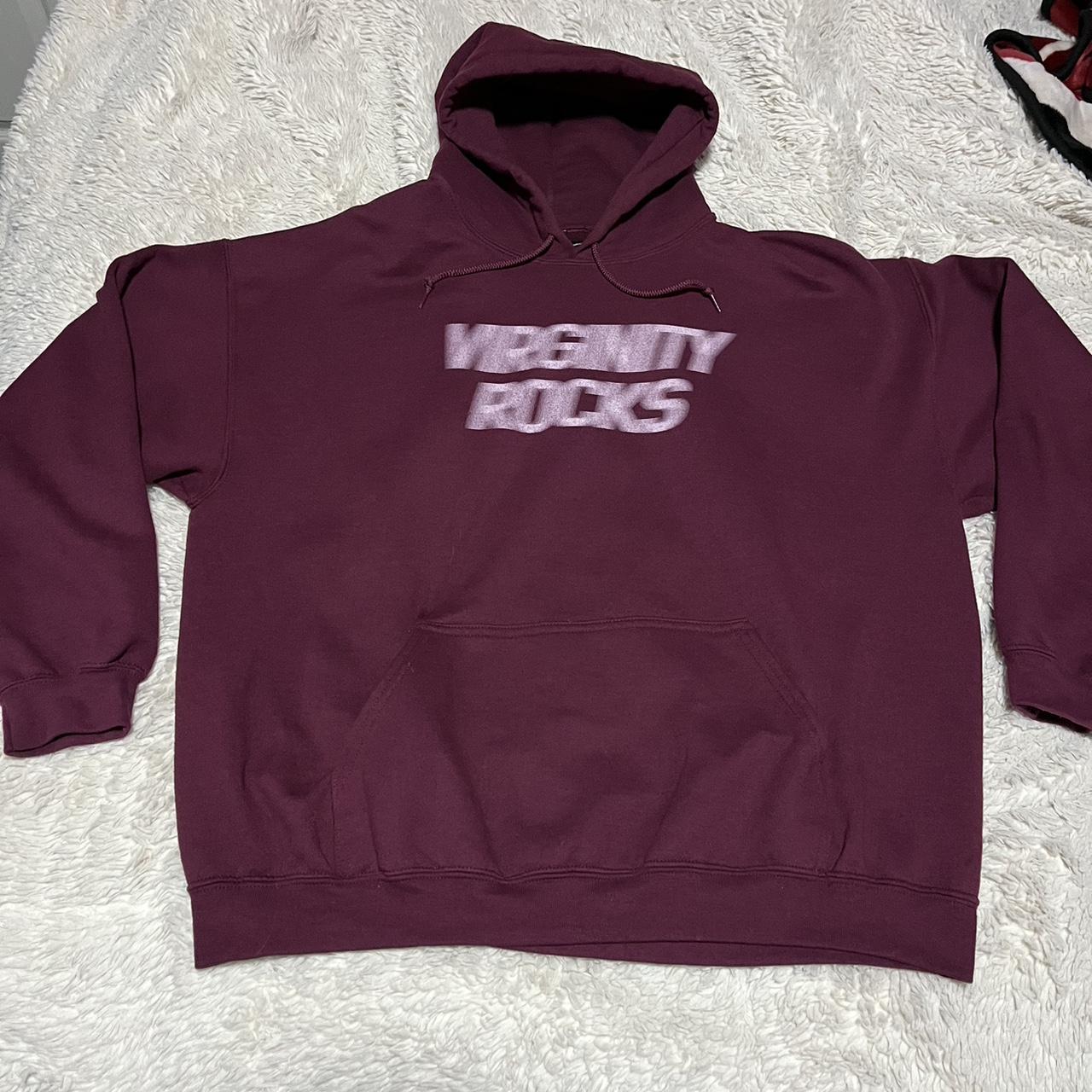 Virginity rocks maroon discount hoodie