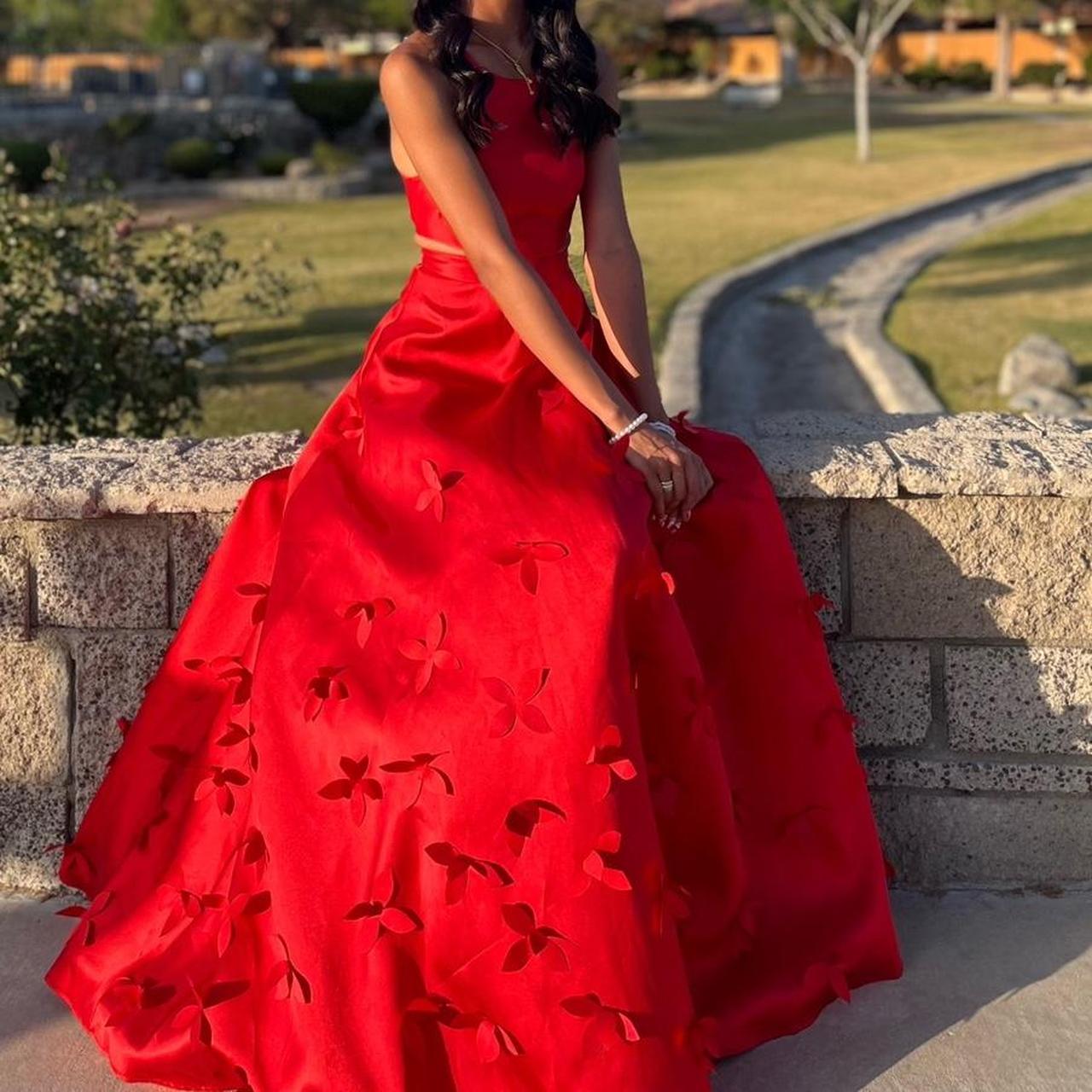 Jcpenney red prom dress best sale