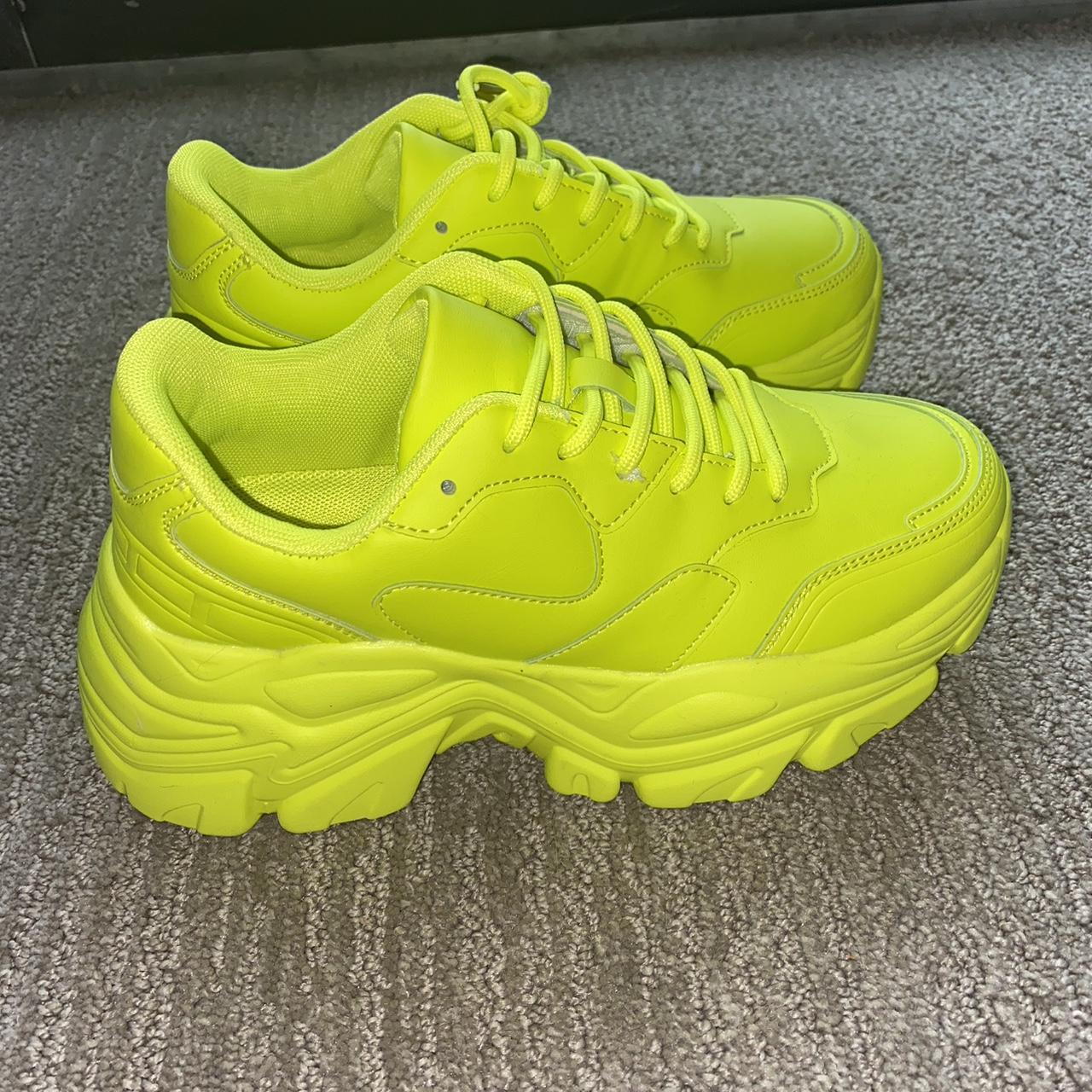 Neon chunky hot sale sneakers