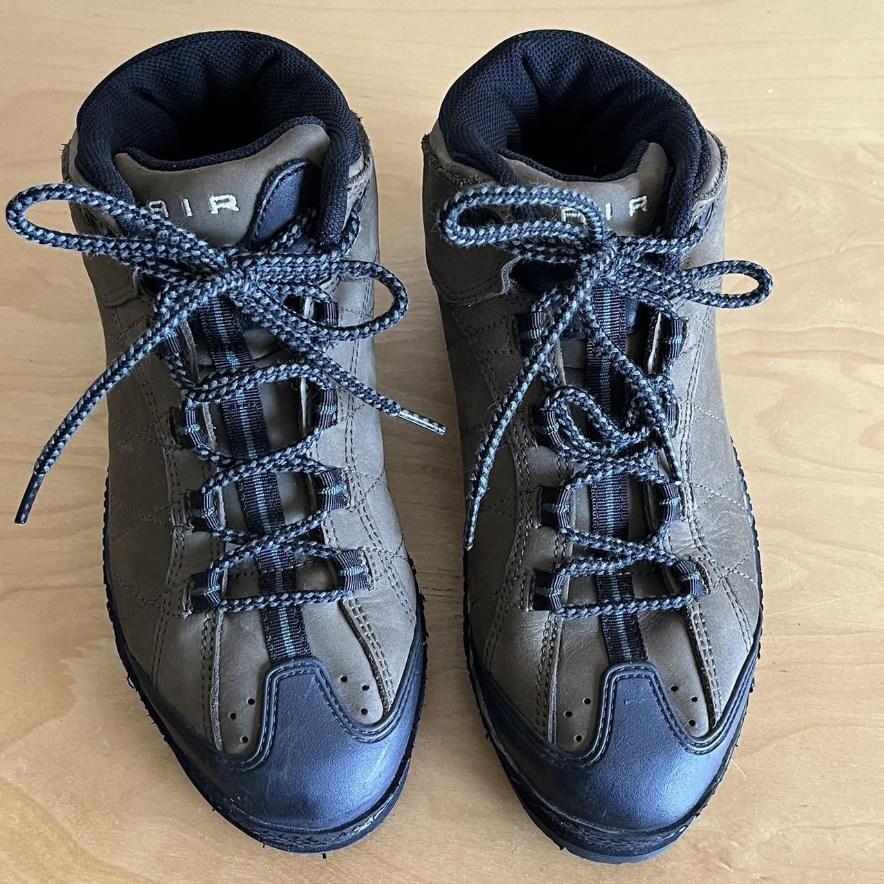 Vintage Nike ACG Resoled Hiking Boots in Brown... - Depop