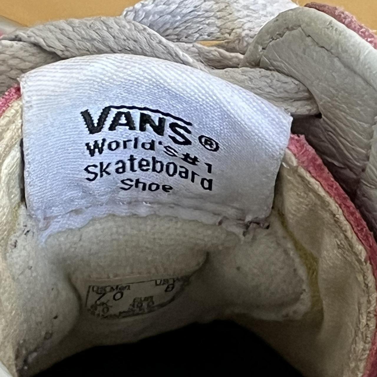 Tag size vans slip clearance on original